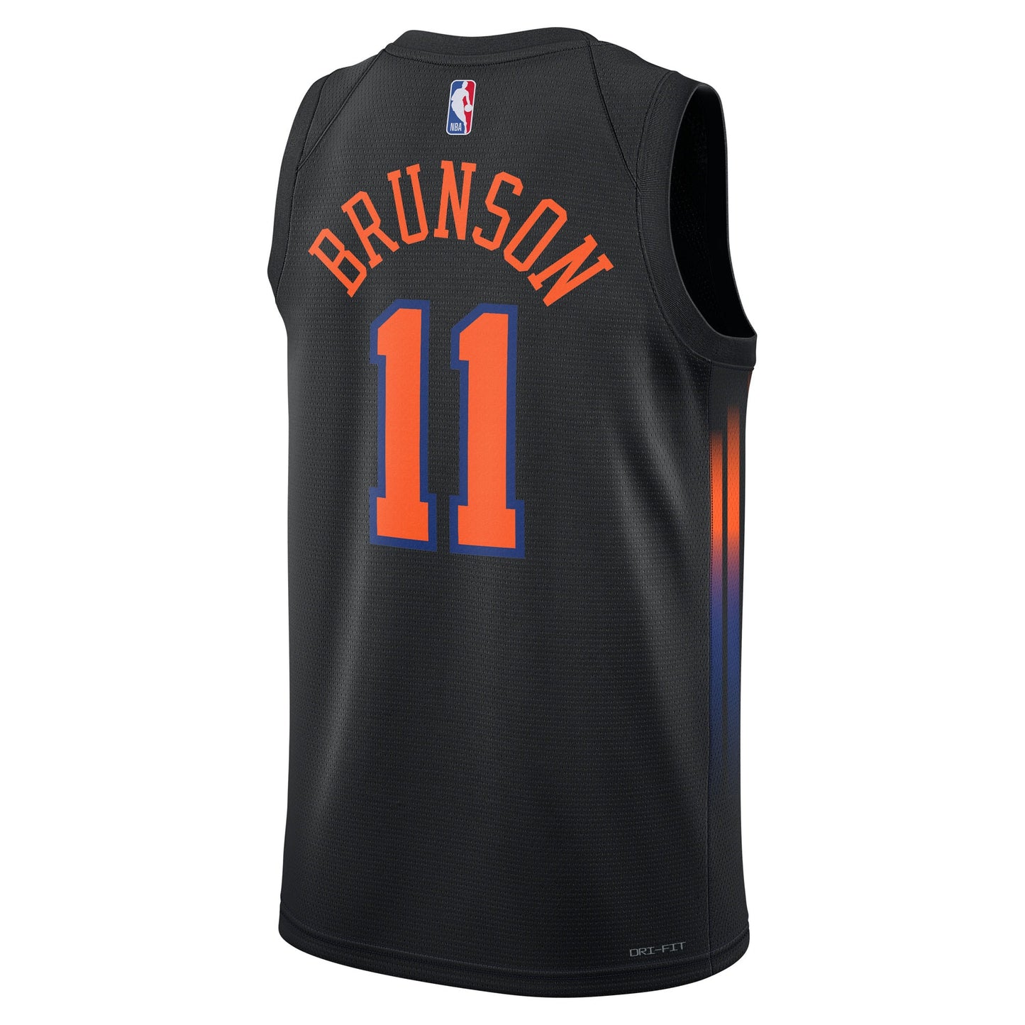 Unisex New York Knicks Jalen Brunson Jordan Brand Black Swingman Jersey - Statement Edition