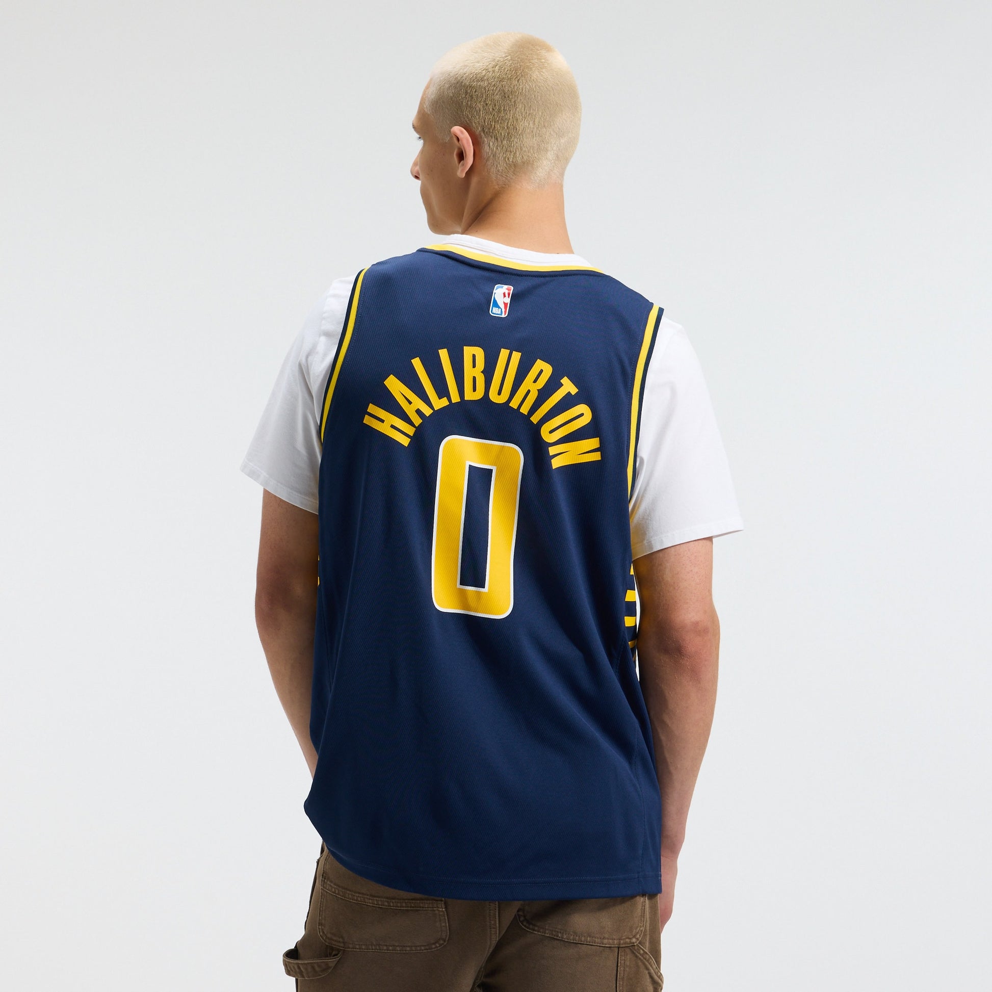 Men's Indiana Pacers Tyrese Haliburton Fanatics Navy Fast Break Replica Jersey - Icon Edition