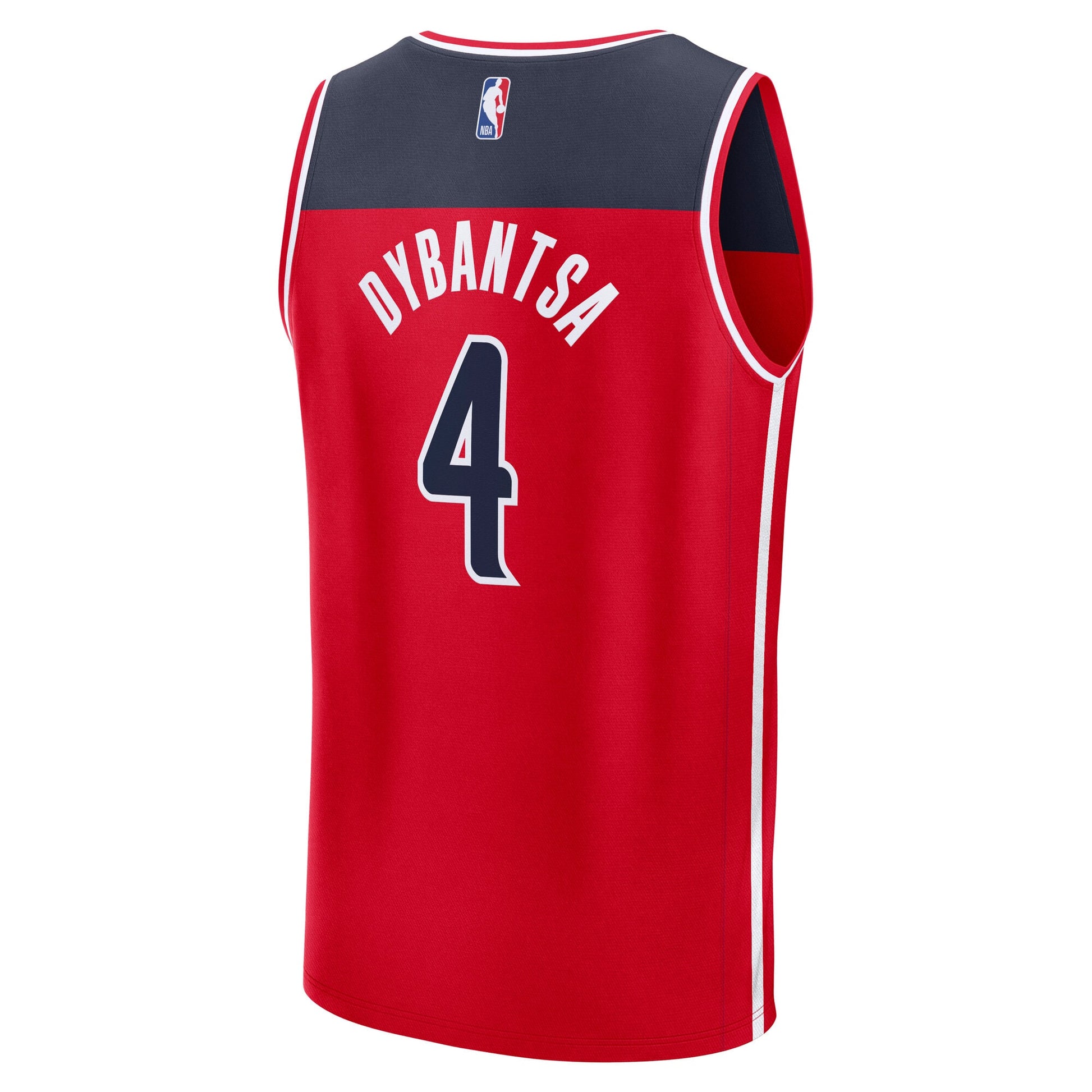 Youth Washington Wizards AJ Dybantsa Fanatics Red 2026 NBA Draft First Round Pick Fast Break Replica Jersey - Icon Edition