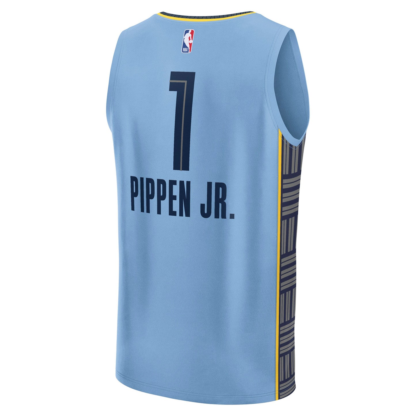 Men's Memphis Grizzlies Scotty Pippen Jr. Fanatics Light Blue Fast Break Replica Player Jersey - Statement Edition