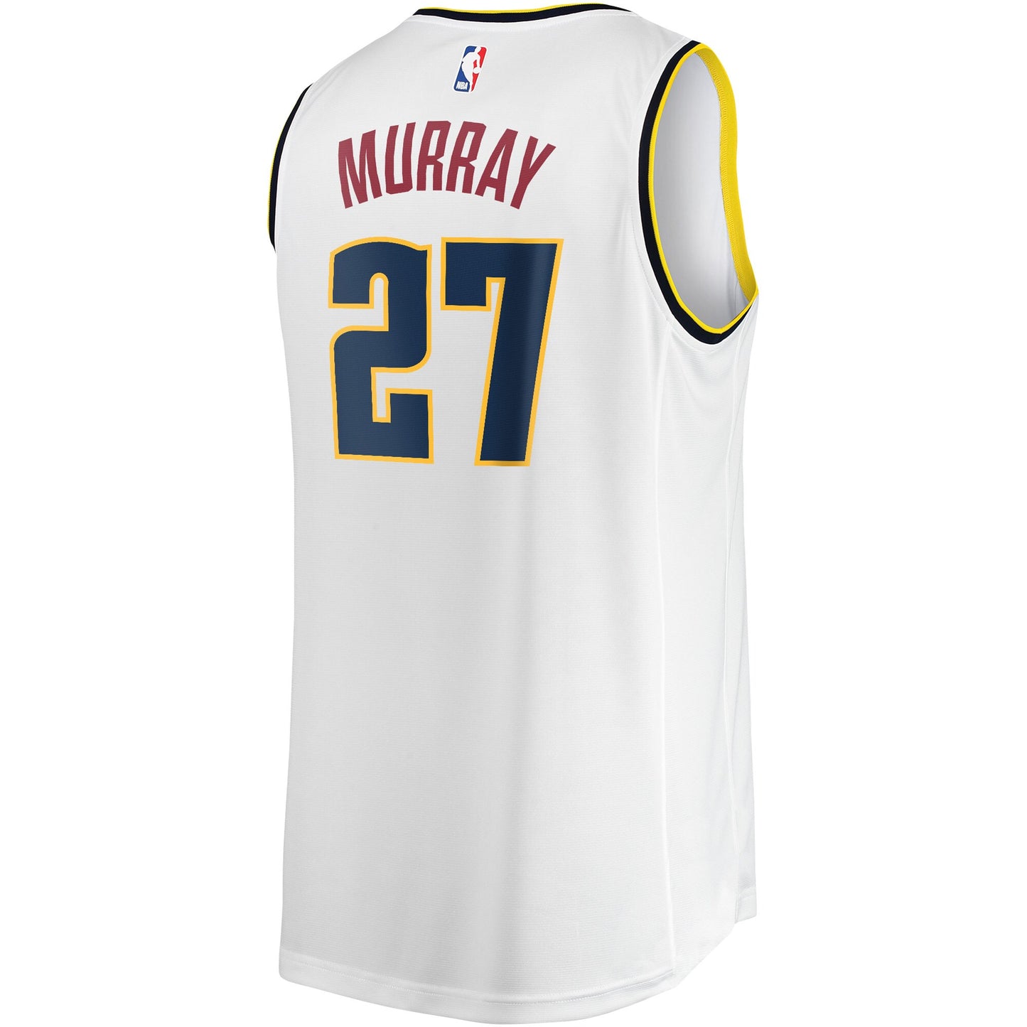 Men's Denver Nuggets Jamal Murray Fanatics White Fast Break Player Jersey - Association Edition