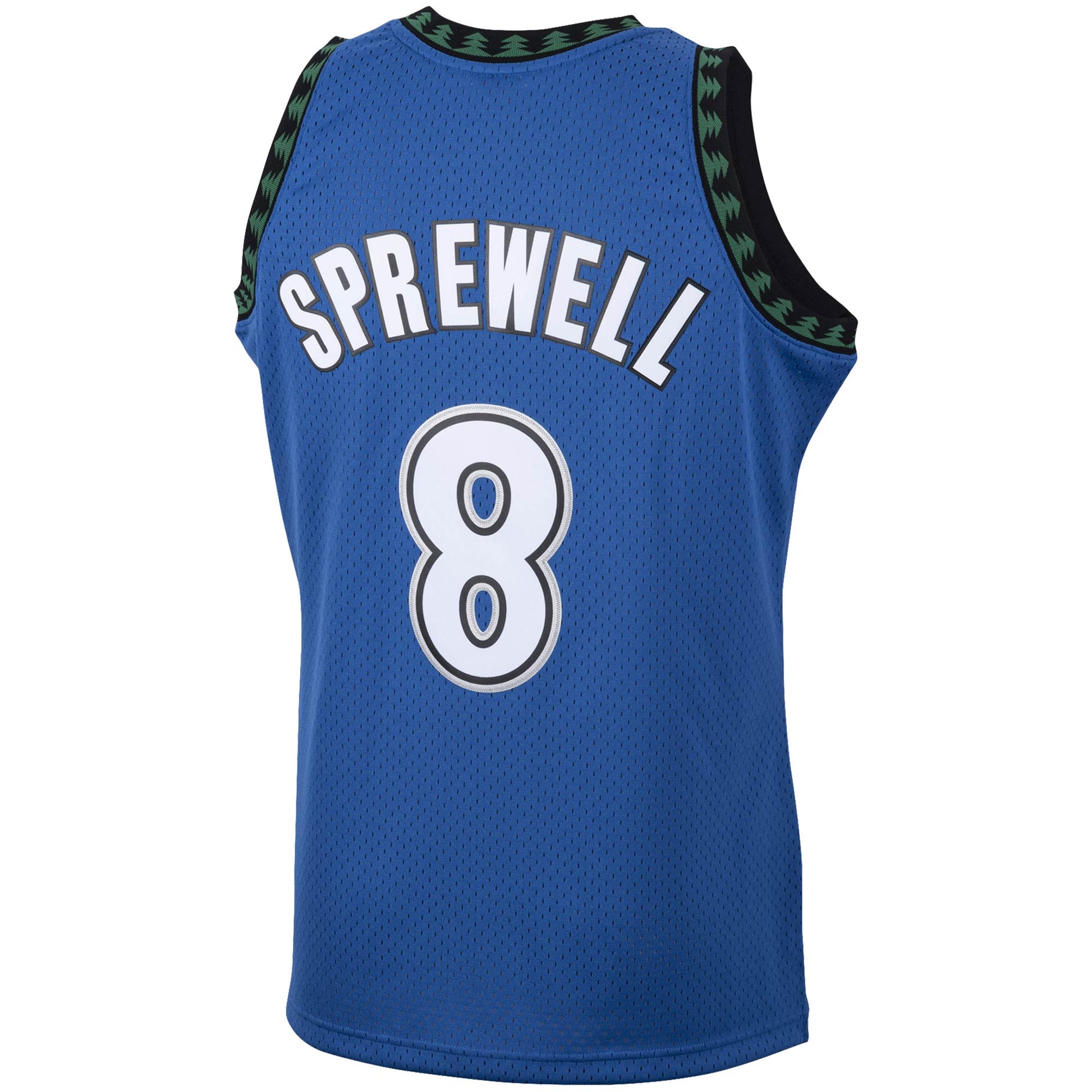 Men's Minnesota Timberwolves Latrell Sprewell Mitchell & Ness Blue 2003/04 Hardwood Classics Swingman Jersey