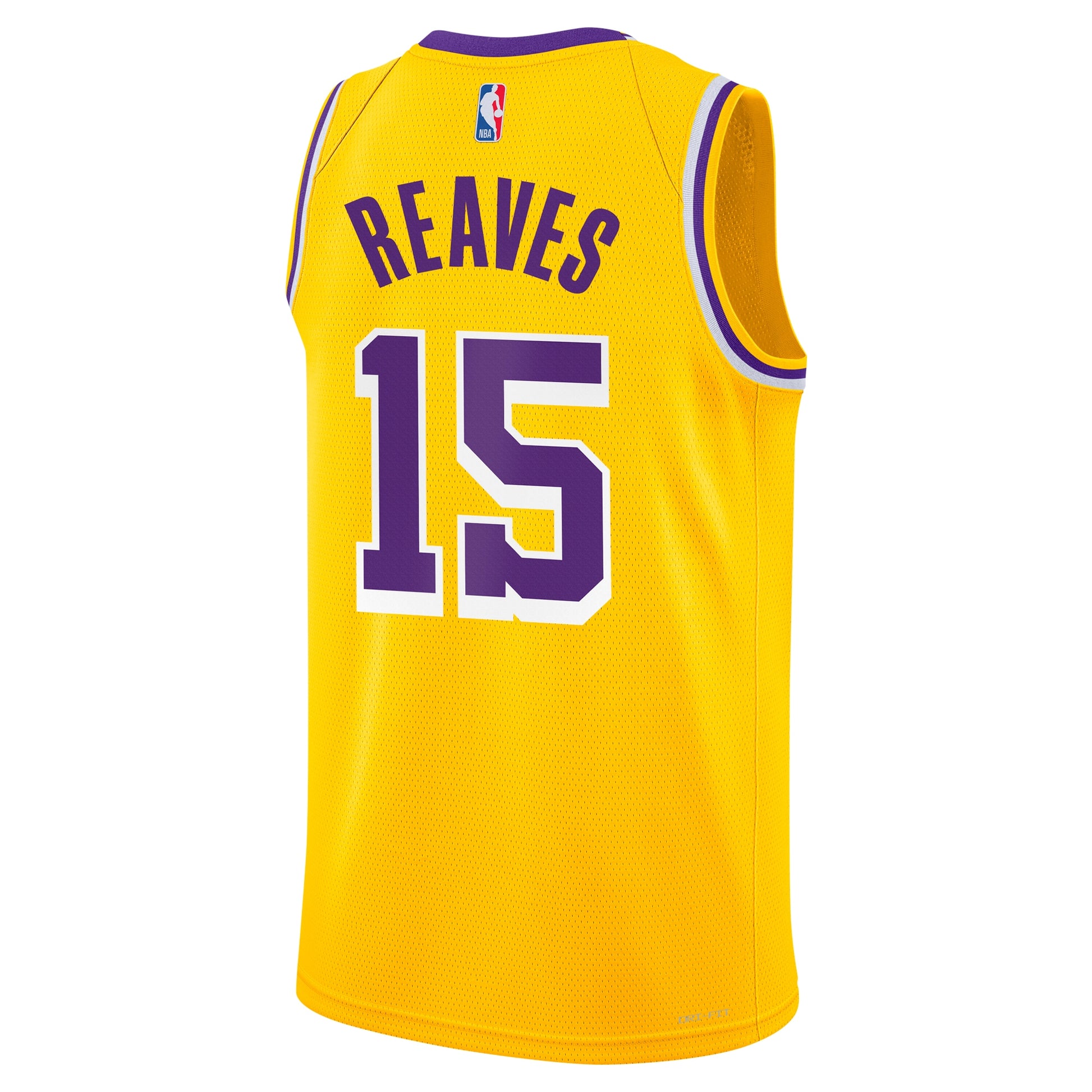Youth Los Angeles Lakers Austin Reaves Nike Gold Swingman Jersey - Icon Edition