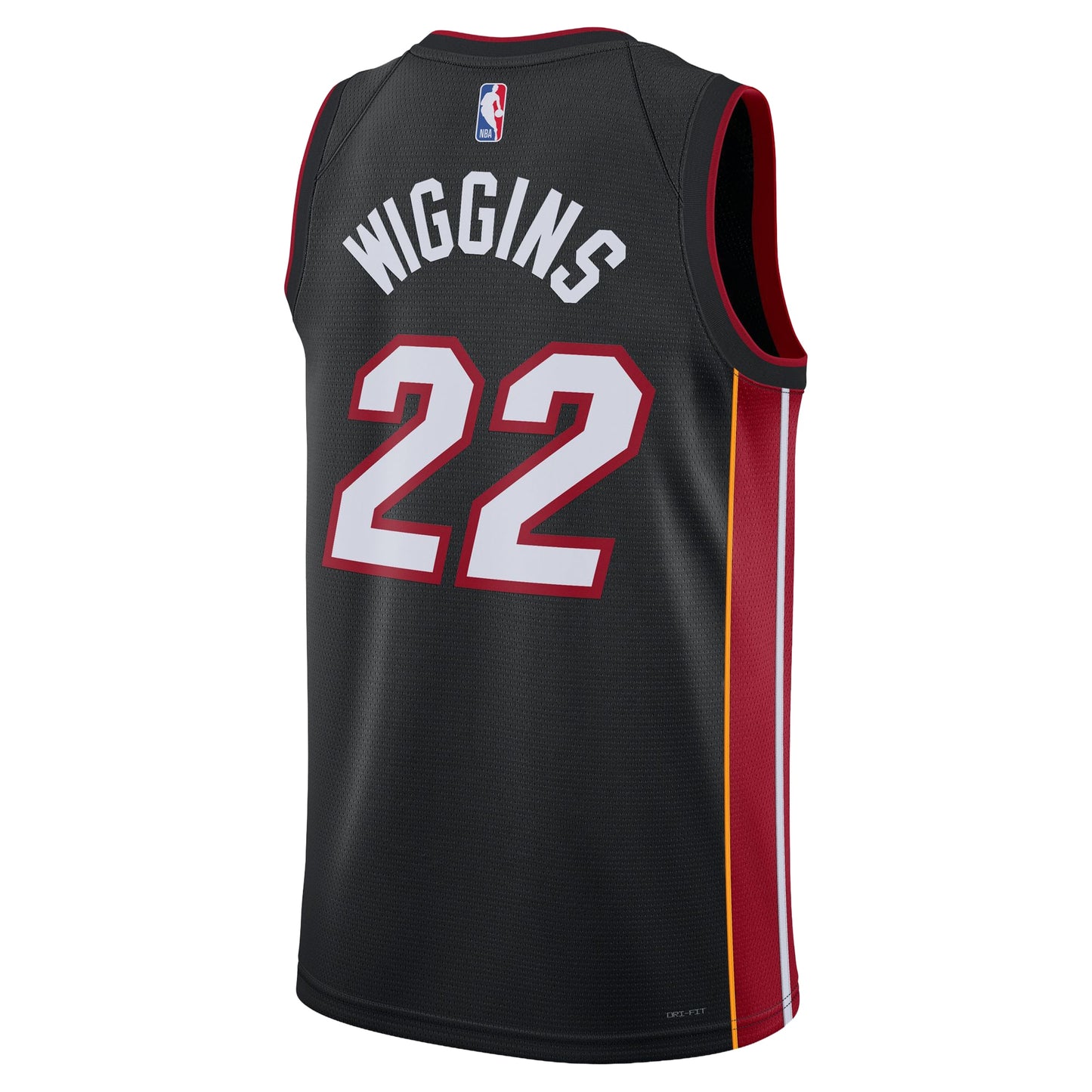 Unisex Miami Heat Andrew Wiggins Nike Black Swingman Jersey - Icon Edition