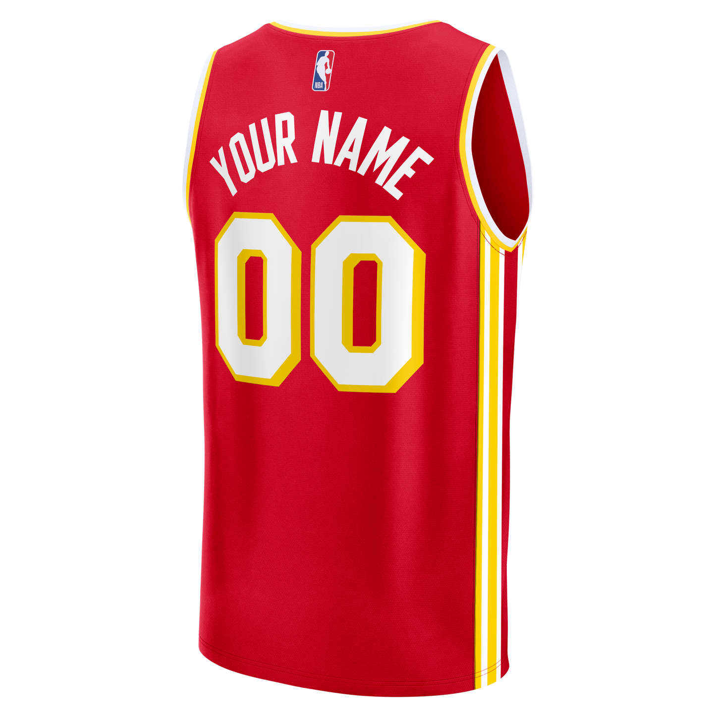 Men's Atlanta Hawks Fanatics Red Fast Break Custom Jersey - Icon Edition