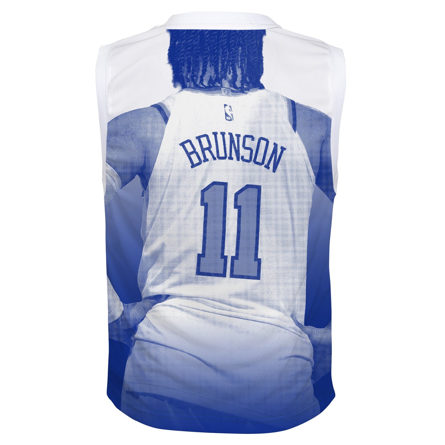 Youth New York Knicks Jalen Brunson Outerstuff Blue Hometown Fashion Jersey