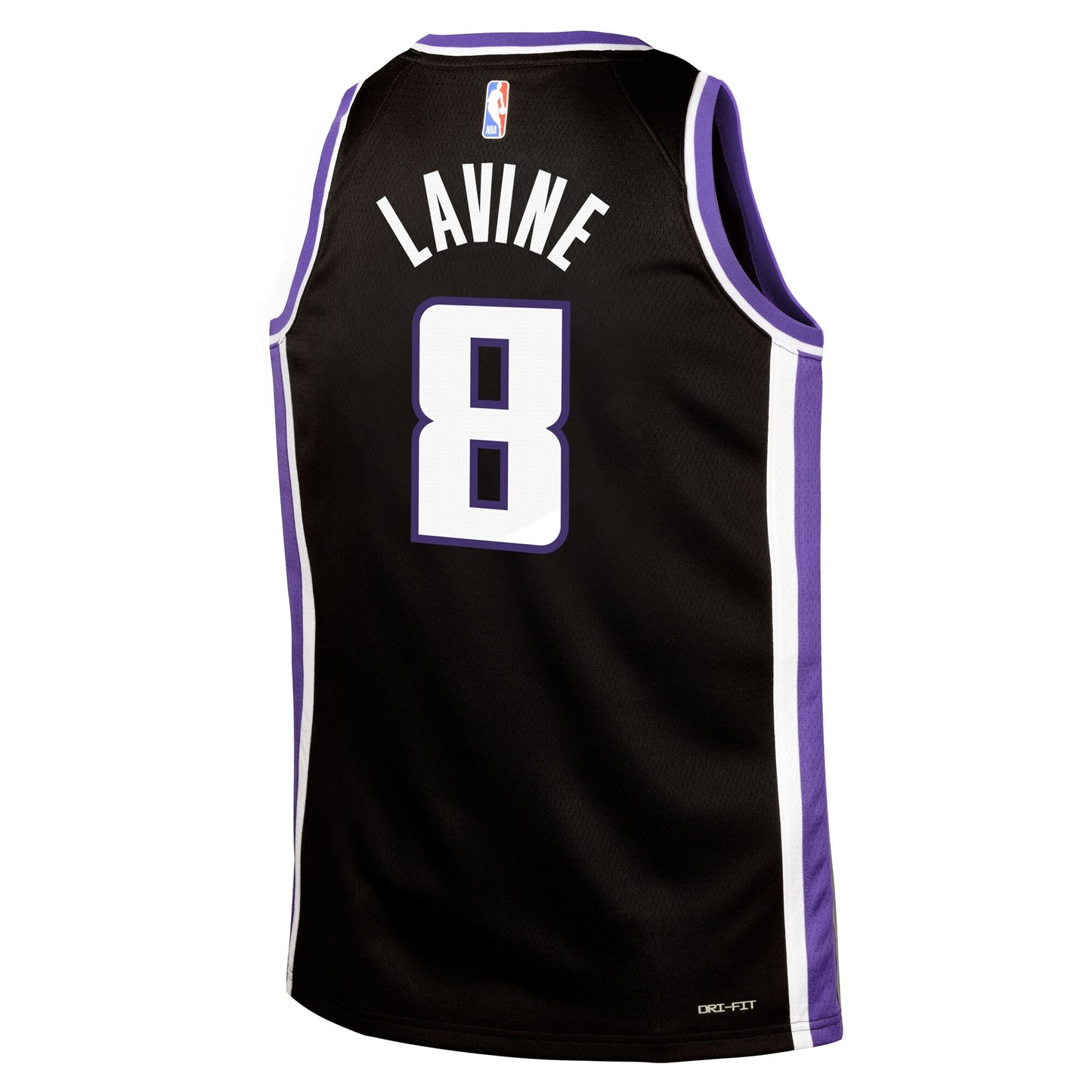 Youth Sacramento Kings Zach LaVine Nike Black Swingman Jersey - Icon Edition
