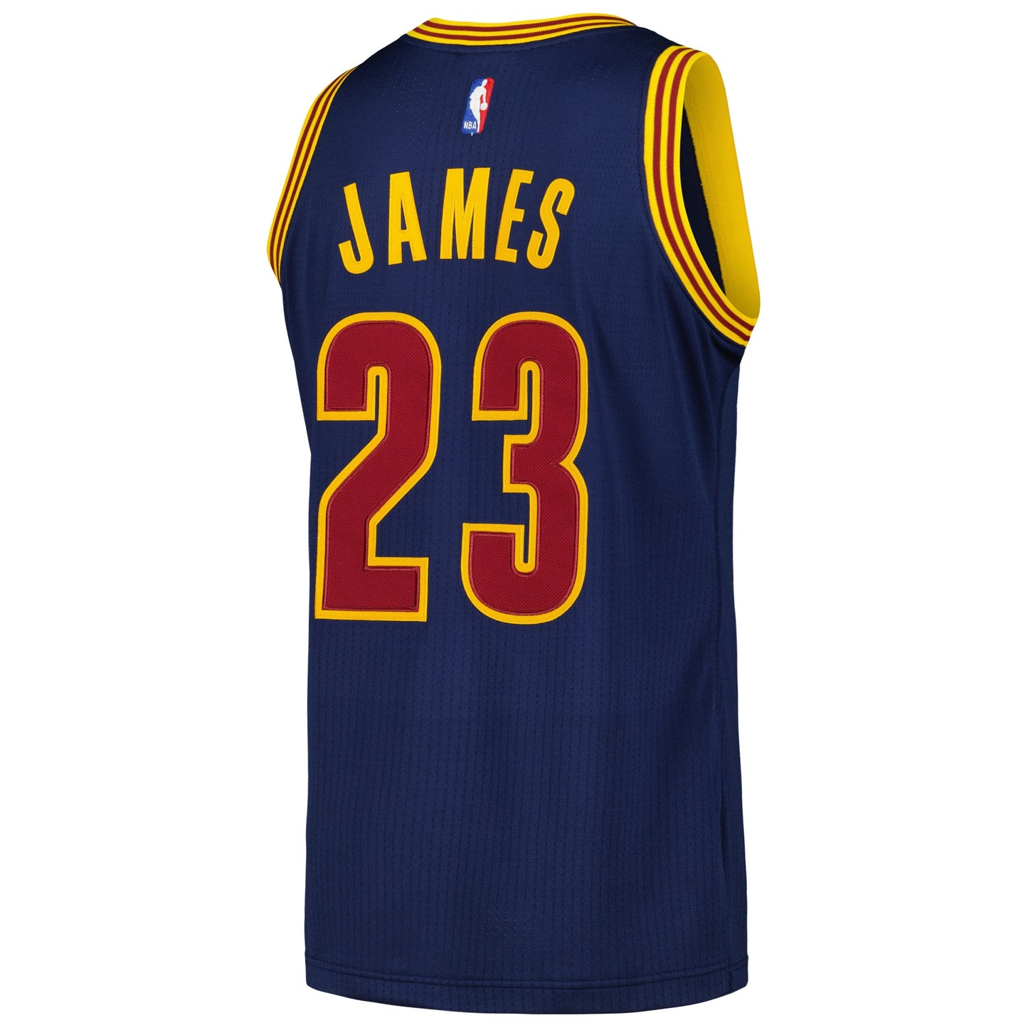 Men's Cleveland Cavaliers LeBron James Mitchell & Ness Navy 2015/16 Hardwood Classics Authentic Jersey