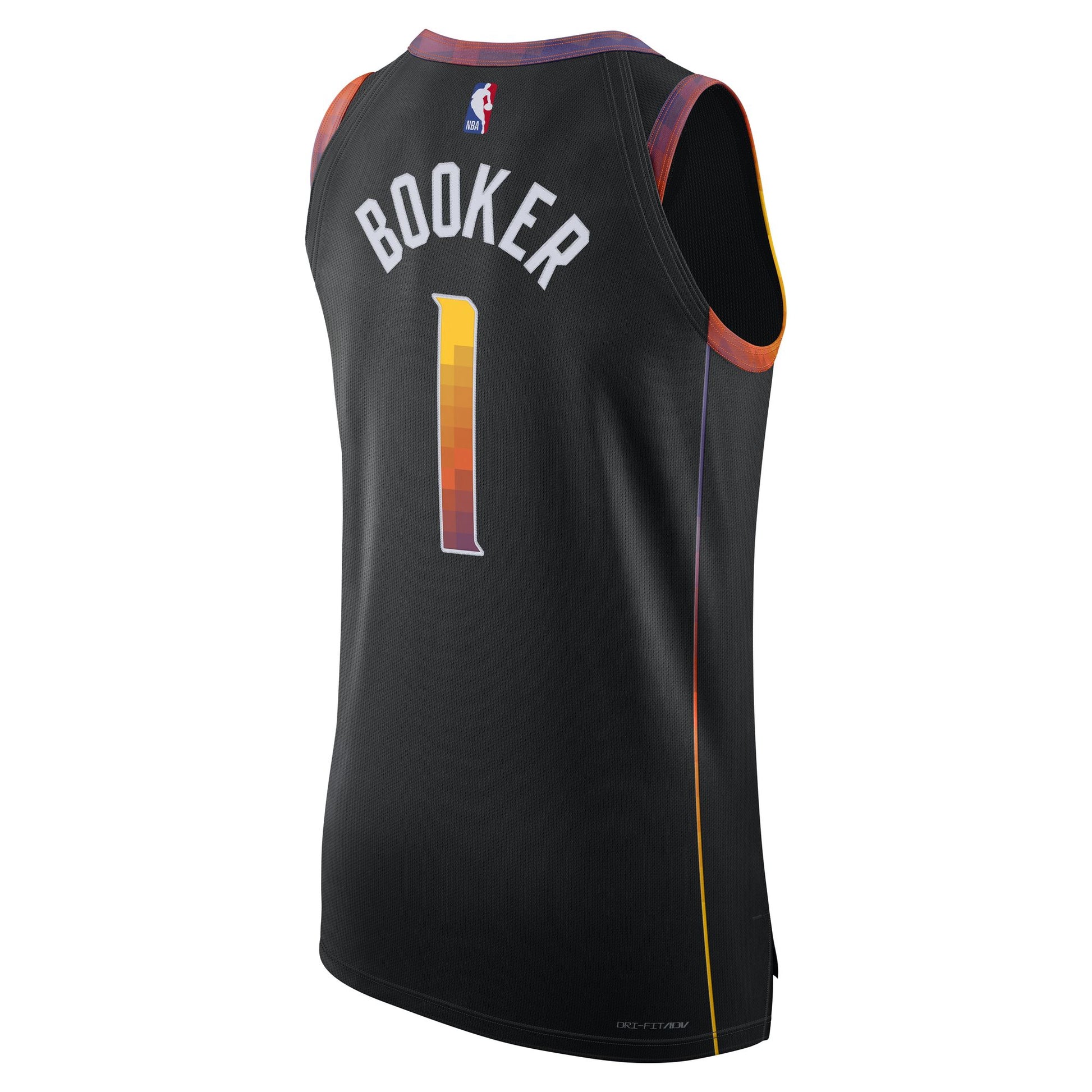 Men's Phoenix Suns Devin Booker Jordan Brand Black Authentic Player Jersey - Statement Edition