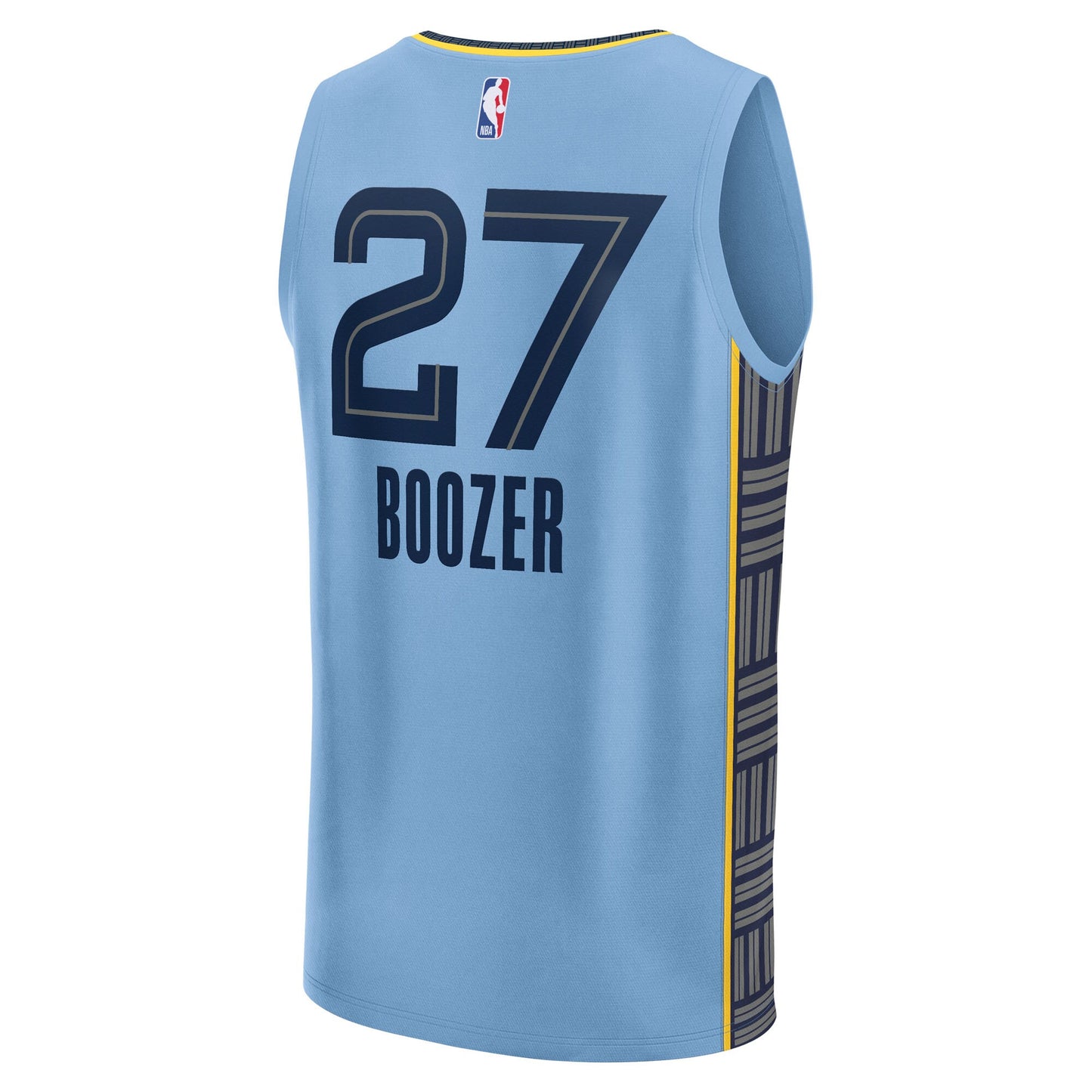 Youth Memphis Grizzlies Cameron Boozer Fanatics Light Blue Fast Break Replica Jersey - Statement Edition