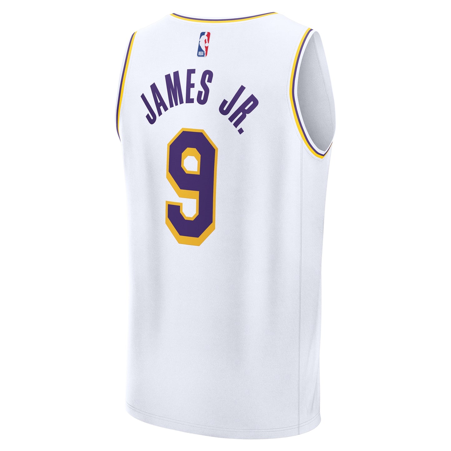 Men's Los Angeles Lakers Bronny James Fanatics White Fast Break Replica Player Jersey - Association Edition