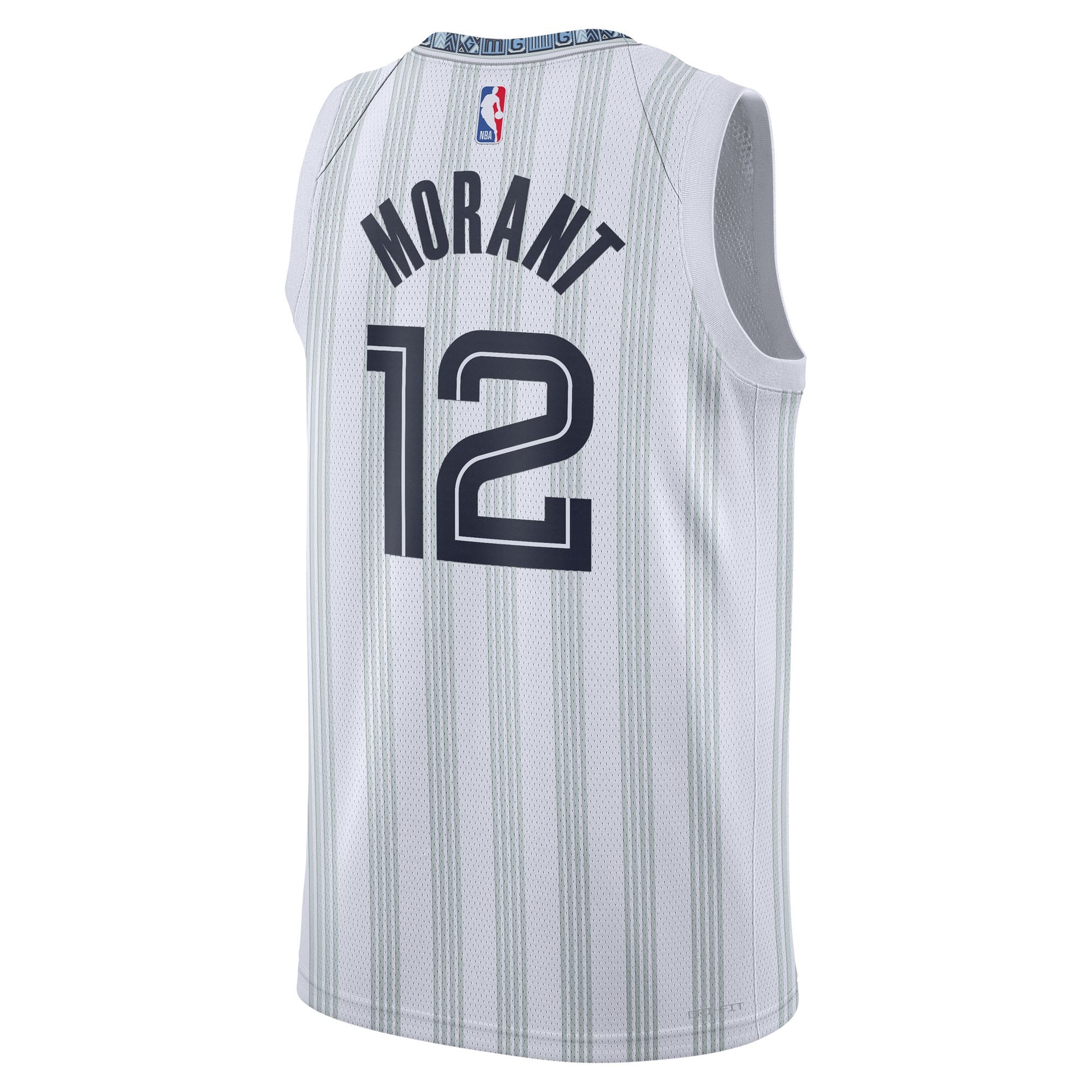Unisex Memphis Grizzlies Ja Morant Nike White 2025/26 Swingman Jersey - City Edition