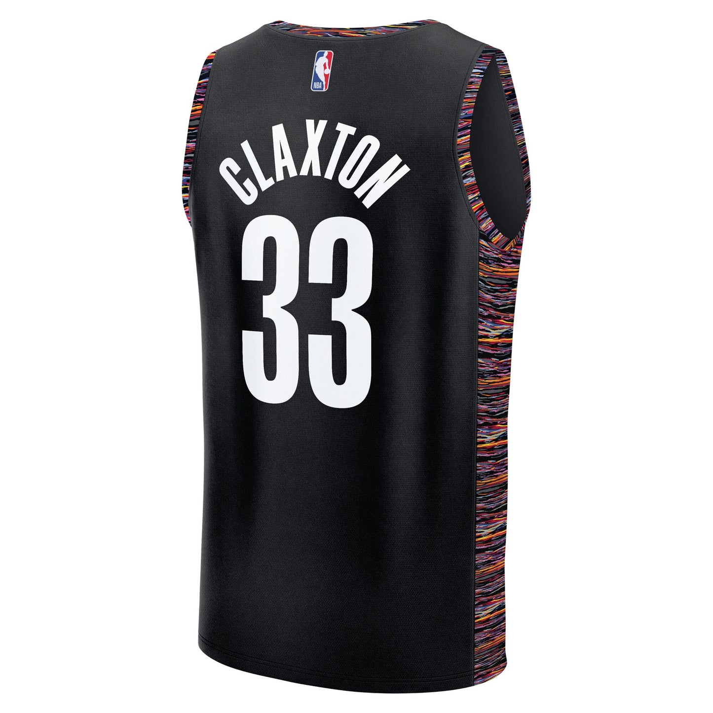 Youth Brooklyn Nets Nic Claxton Fanatics Black Fast Break Jersey - City Edition