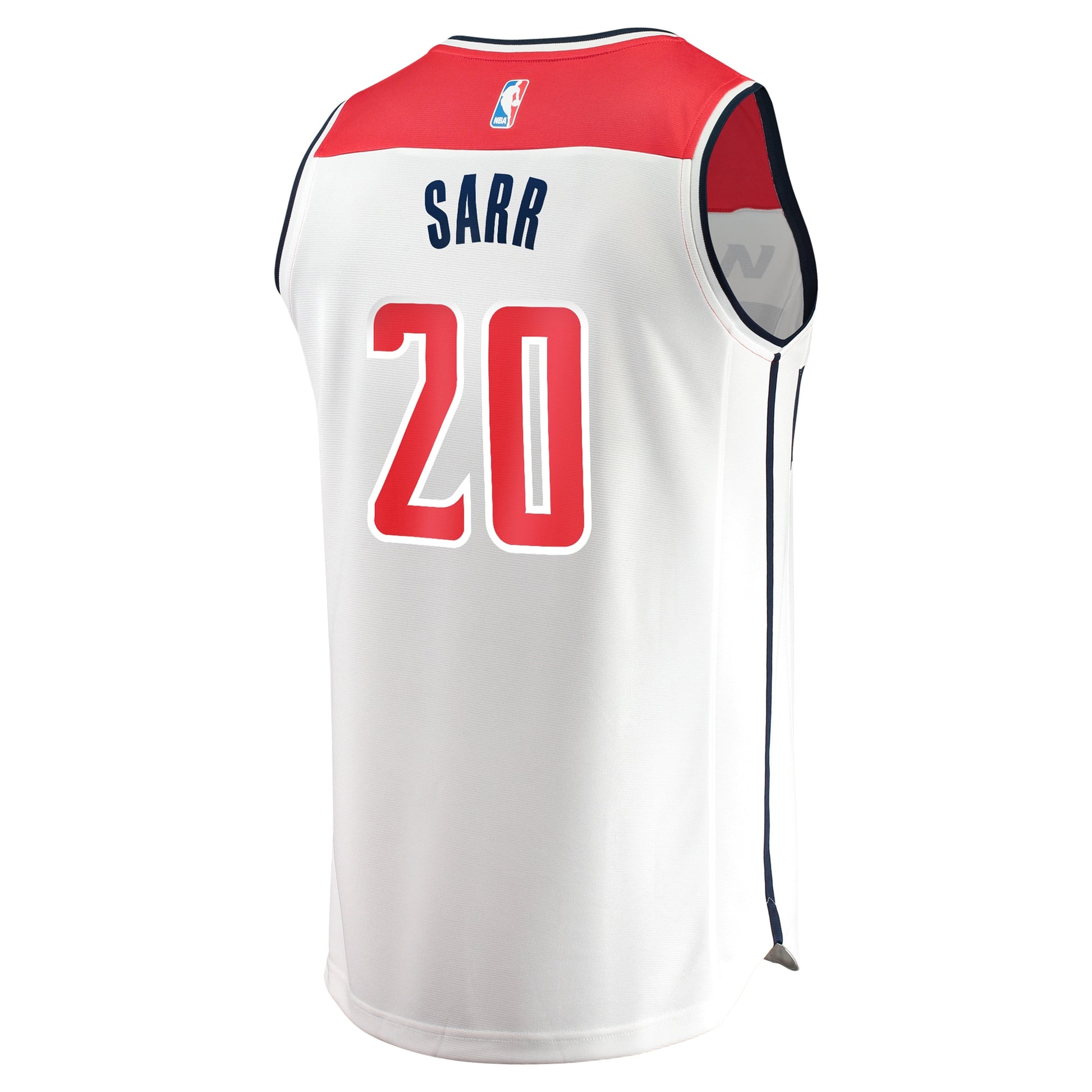 Youth Washington Wizards Alexandre Sarr Fanatics White Fast Break Replica Player Jersey - Association Edition