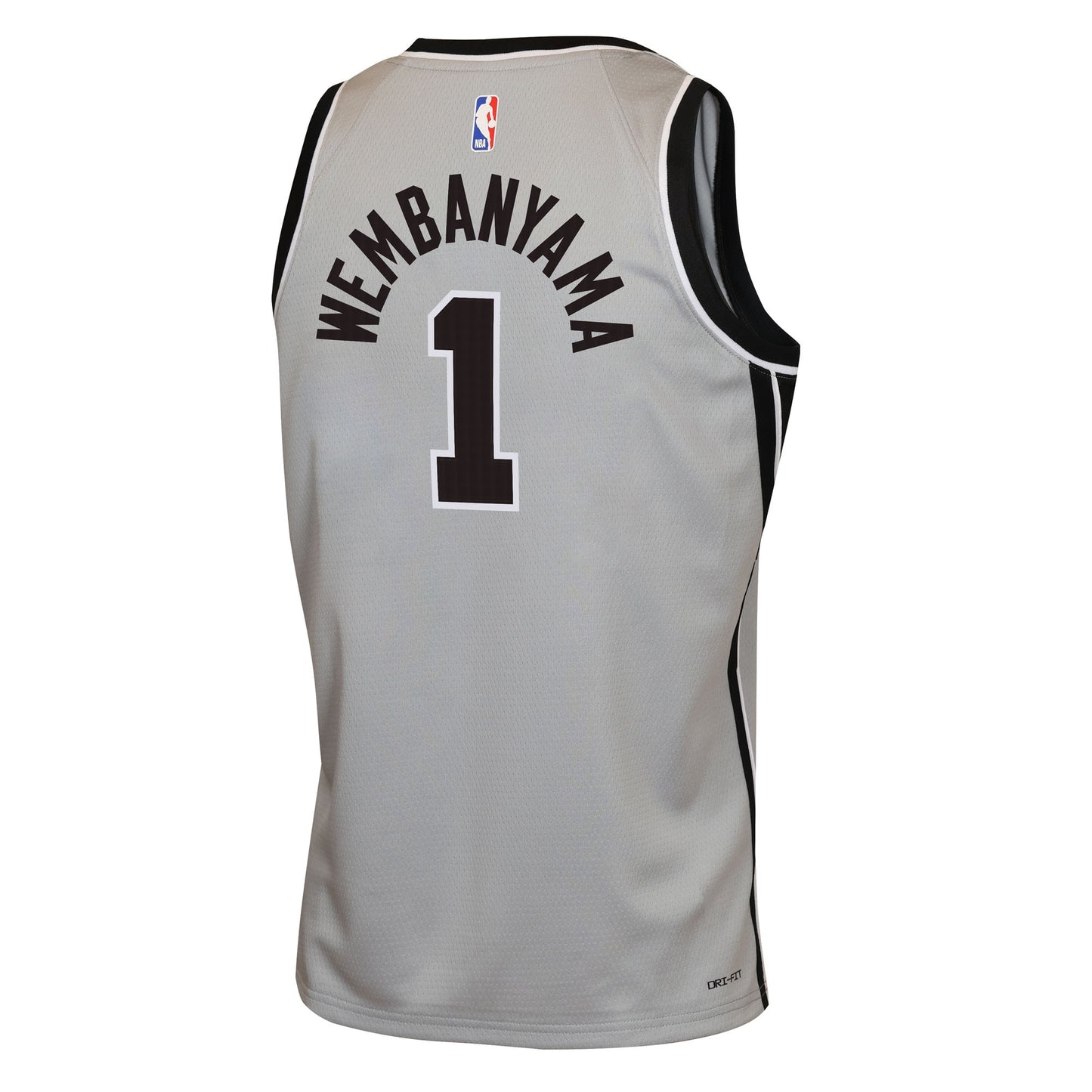 Youth San Antonio Spurs Victor Wembanyama Jordan Brand Silver Swingman Jersey - Statement Edition