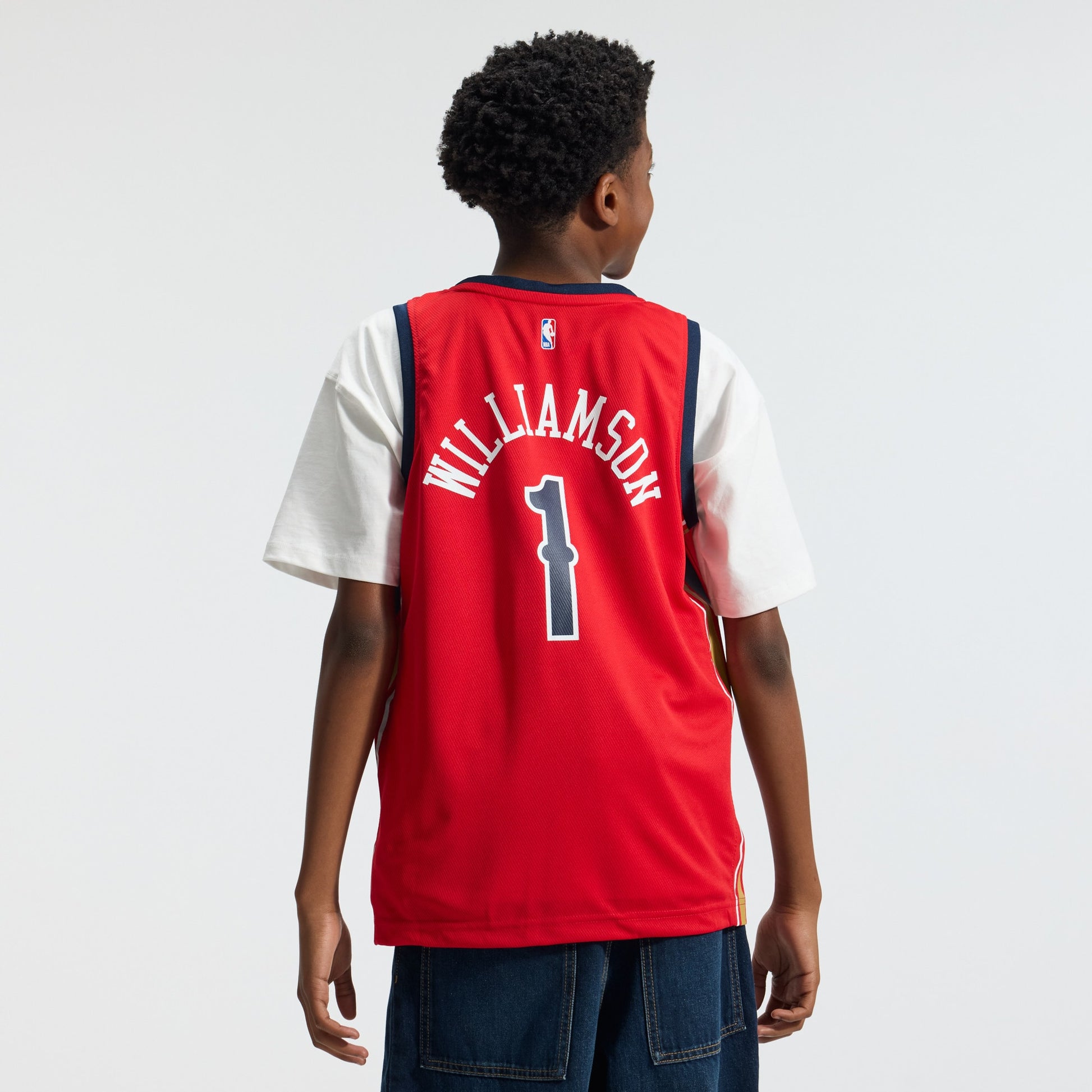 Youth New Orleans Pelicans Zion Williamson Fanatics Red Fast Break Player Jersey - Statement Edition