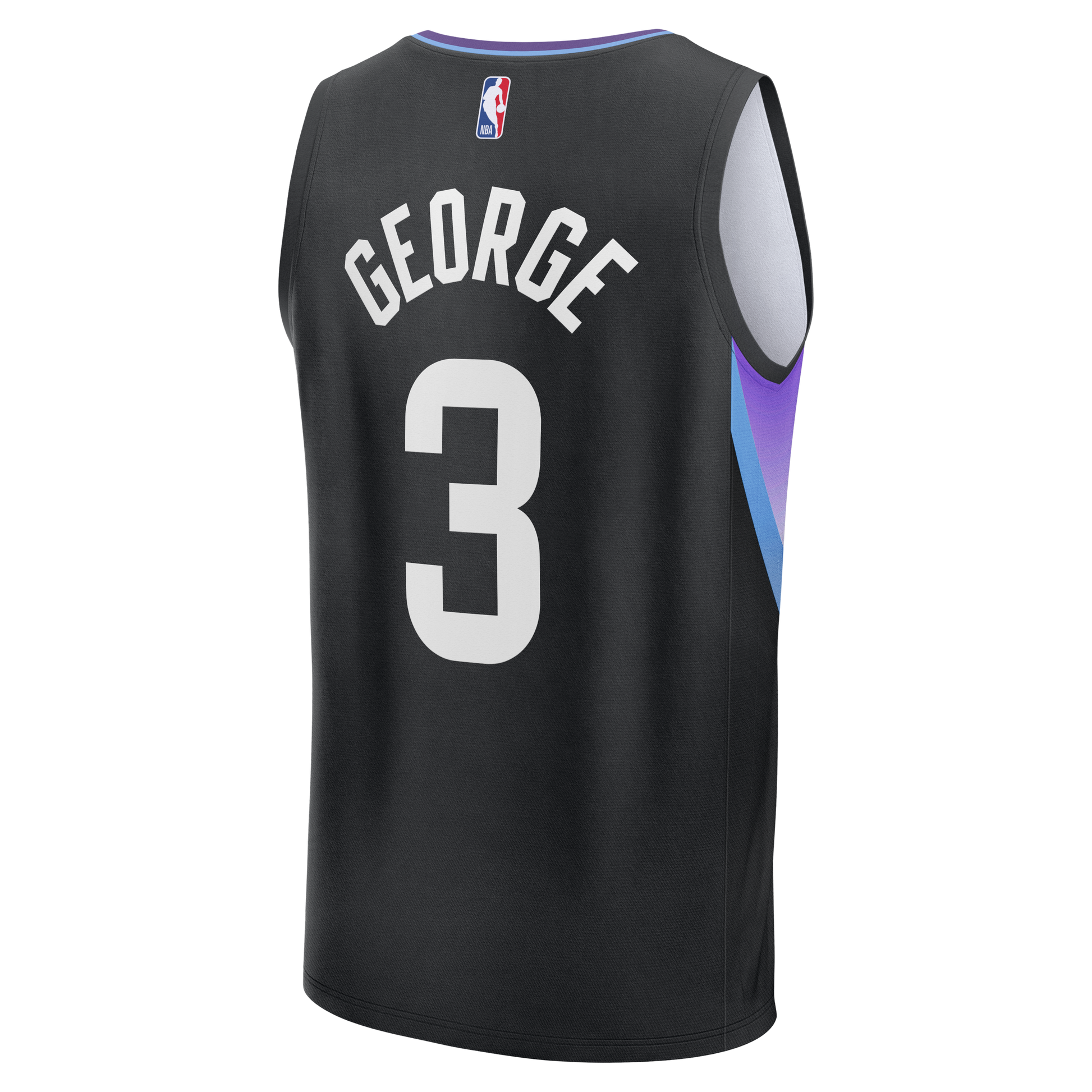 Men's Utah Jazz Keyonte George Fanatics Black Fast Break Replica Jersey - Statement Edition