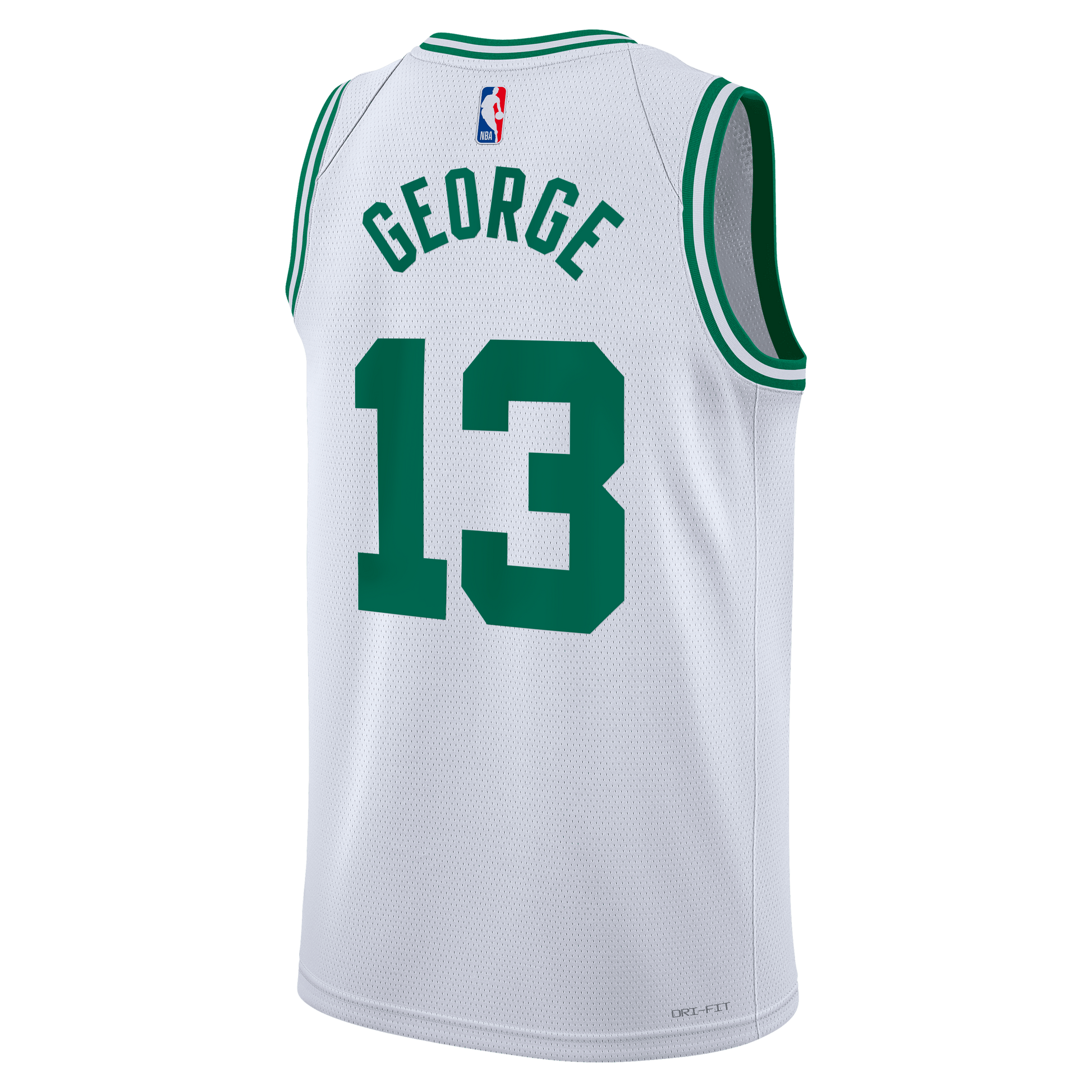 Unisex Boston Celtics Paul George Nike White Swingman Jersey - Association Edition