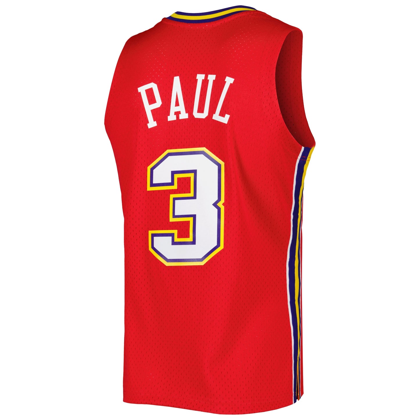 Men's New Orleans Hornets Chris Paul Mitchell & Ness Red 2006/07 Hardwood Classics Swingman Jersey