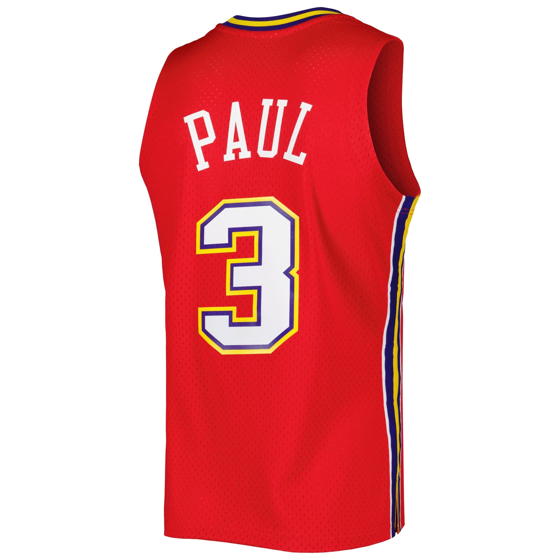 Men's New Orleans Hornets Chris Paul Mitchell & Ness Red 2006/07 Hardwood Classics Swingman Jersey