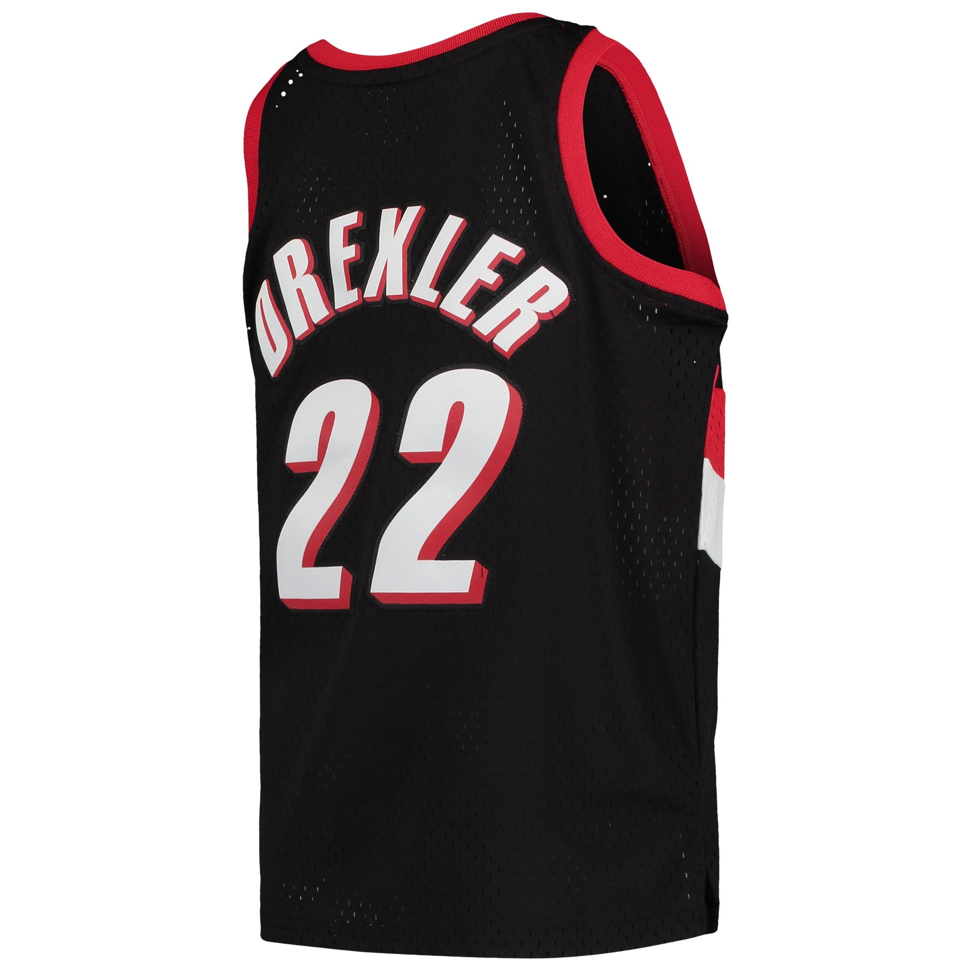 Youth Portland Trail Blazers Clyde Drexler Mitchell & Ness Black 1991/92 Hardwood Classics Swingman Jersey