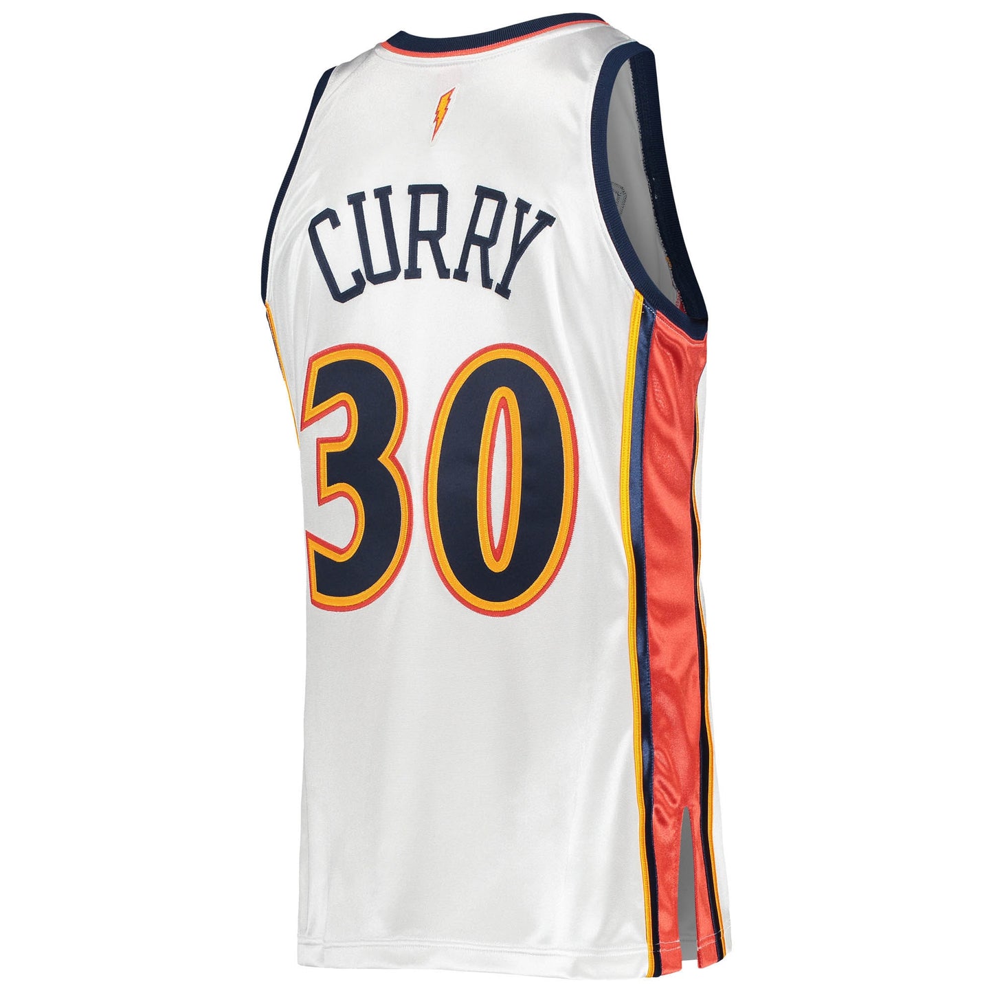 Men's Golden State Warriors Stephen Curry Mitchell & Ness White 2009/10 Hardwood Classics Authentic Jersey