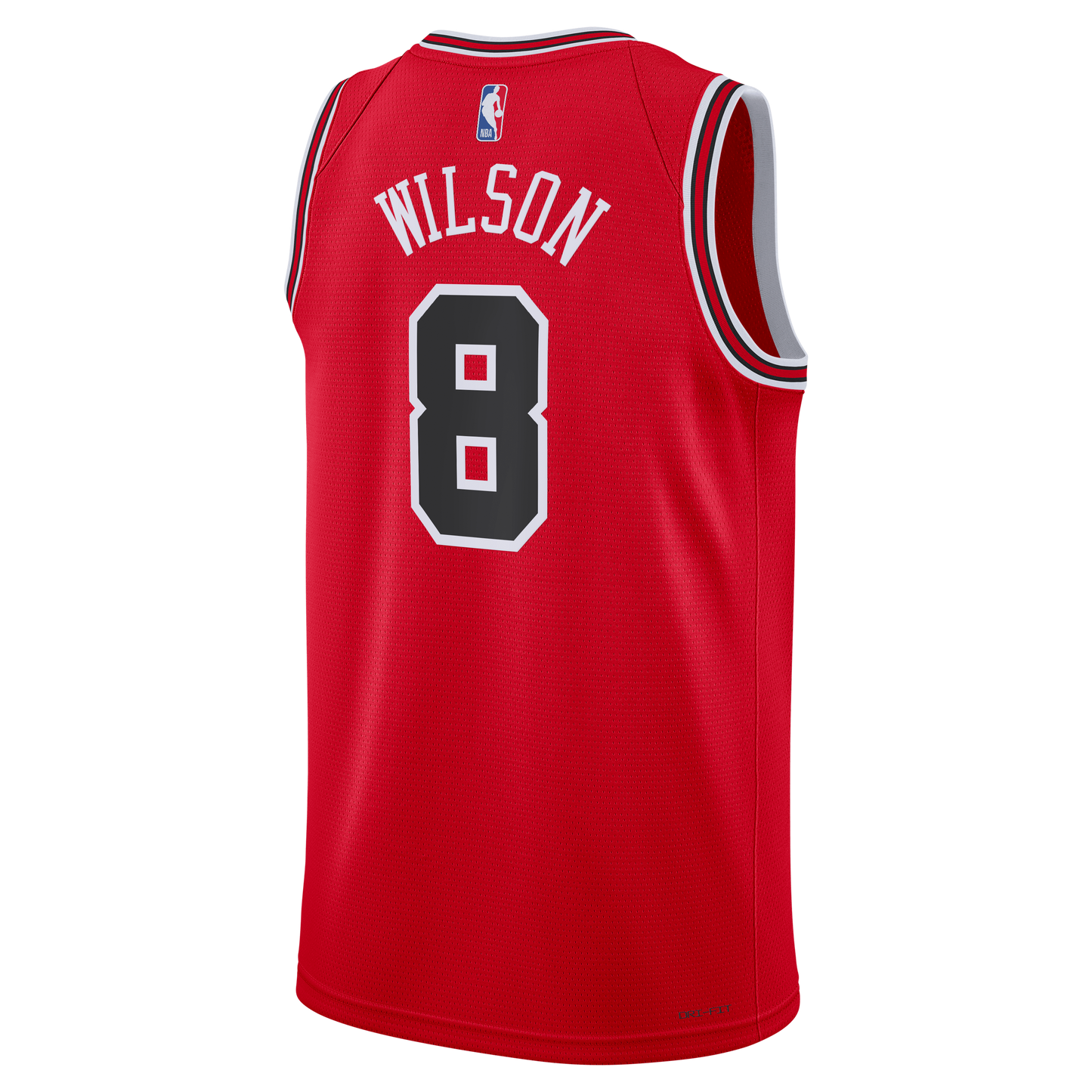 Youth Chicago Bulls Caleb Wilson Nike Red Swingman Jersey - Icon Edition