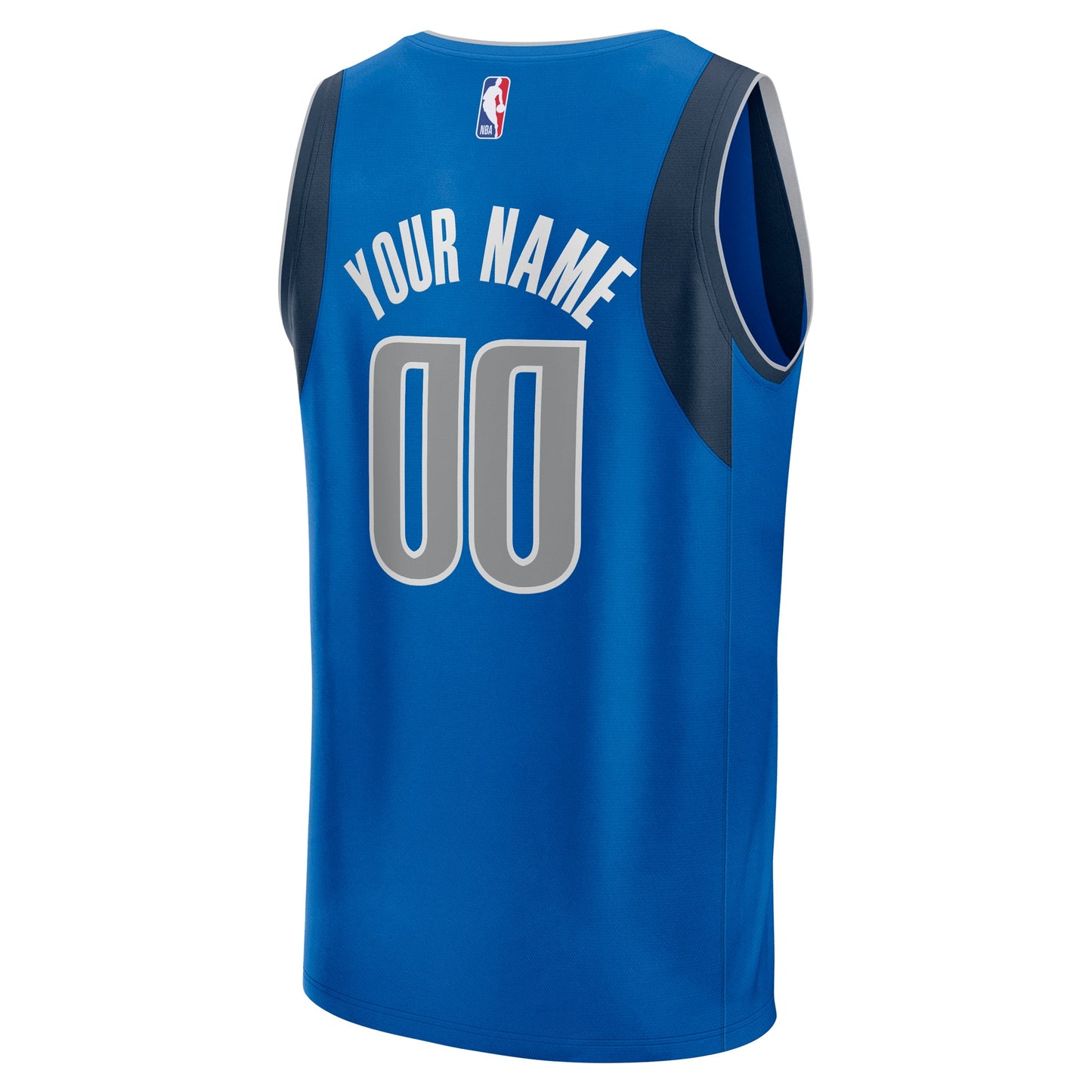 Men's Dallas Mavericks Fanatics Blue Fast Break Custom Jersey - Icon Edition