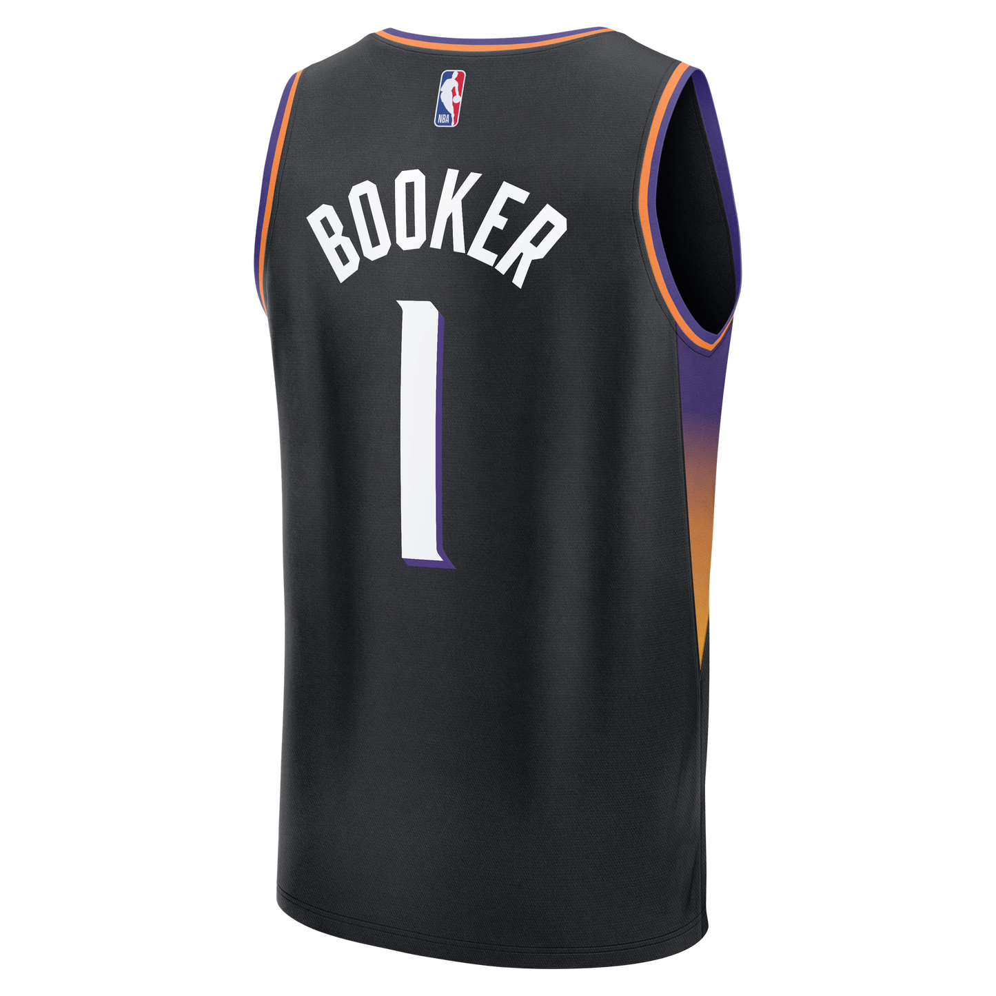 Youth Phoenix Suns Devin Booker Fanatics Black Fast Break Jersey - Statement Edition