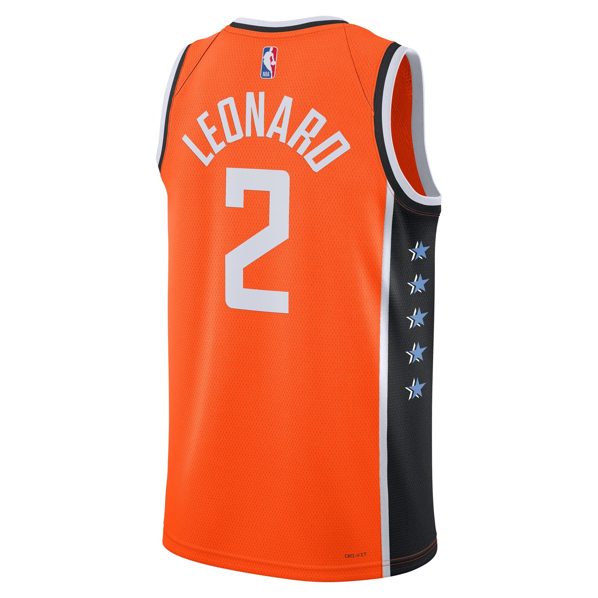 Unisex LA Clippers Kawhi Leonard Nike Orange 2025/26 Swingman Jersey - City Edition