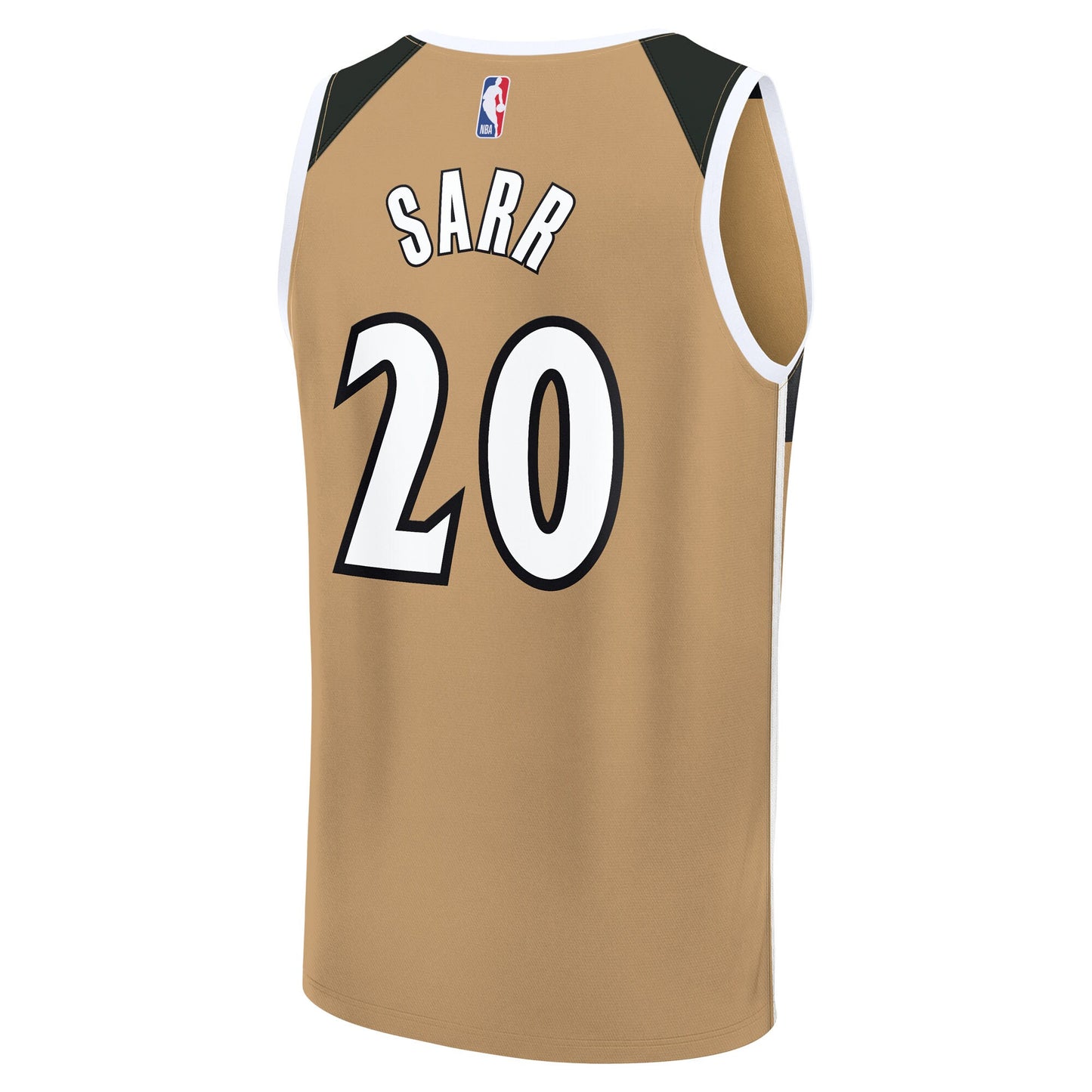 Youth Washington Wizards Alex Sarr Fanatics Gold Fast Break Jersey - City Edition
