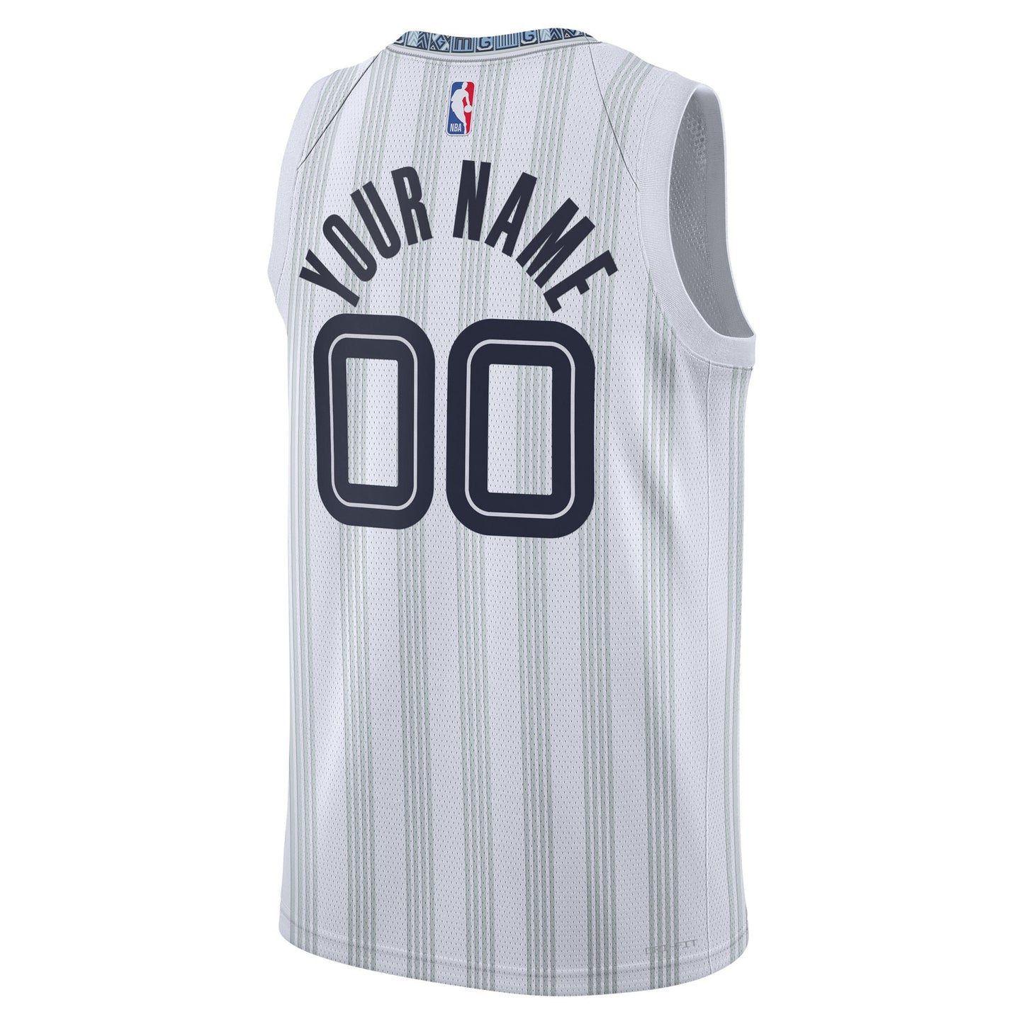 Unisex Memphis Grizzlies Nike White 2025/26 City Edition Swingman Custom Jersey