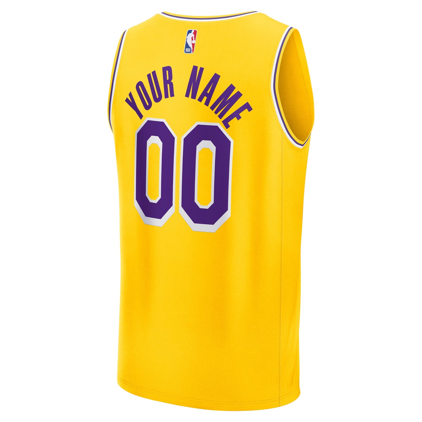 Youth Los Angeles Lakers  Fanatics Gold Fast Break Custom Jersey - Icon Edition