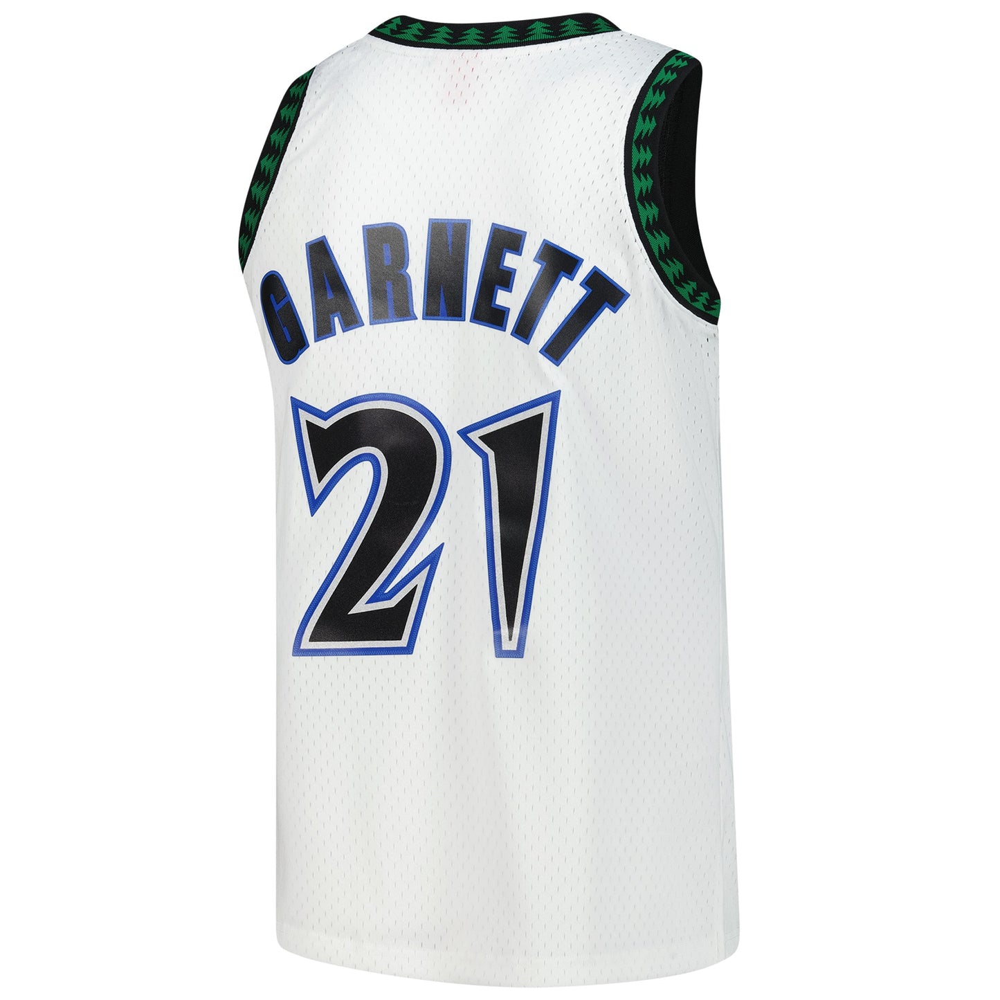Men's Minnesota Timberwolves Kevin Garnett Mitchell & Ness White Hardwood Classics Swingman Jersey