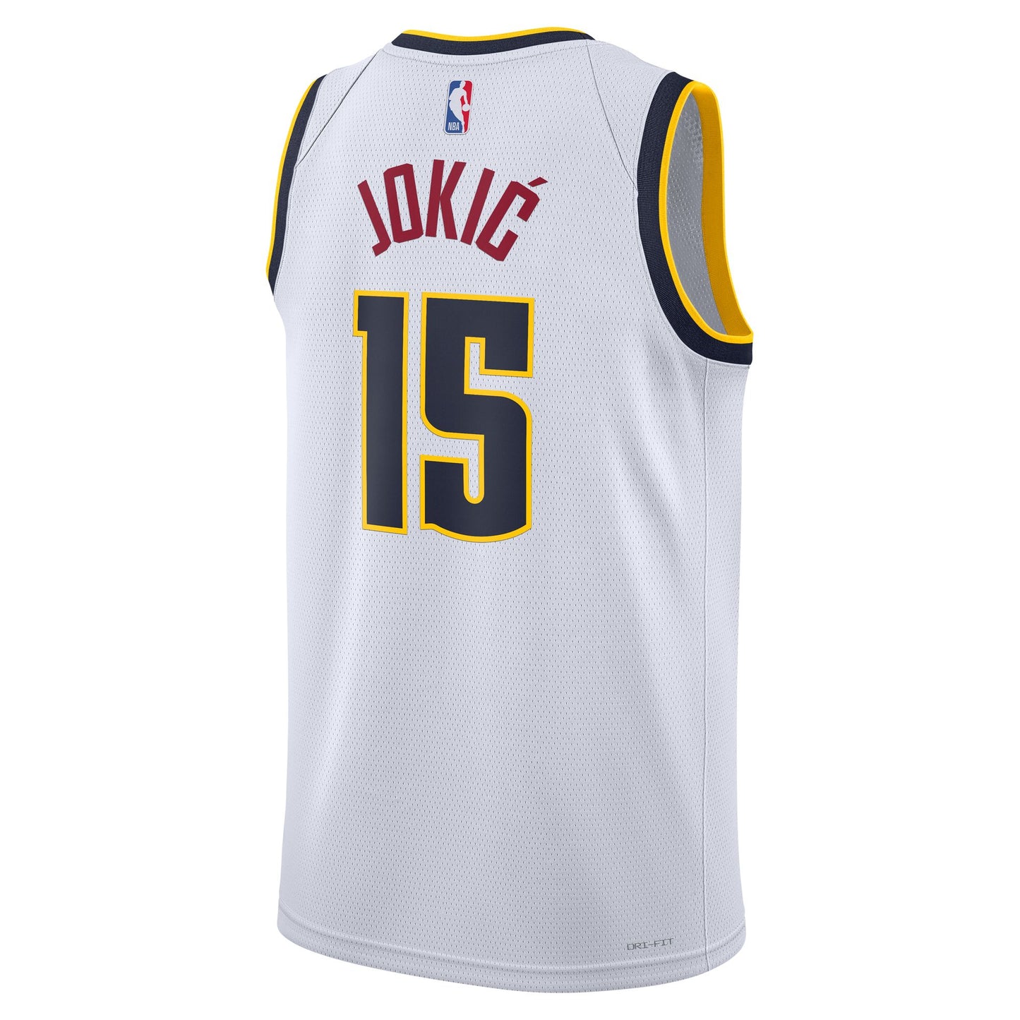 Unisex Denver Nuggets Nikola Jokic Nike White Swingman Jersey - Association Edition