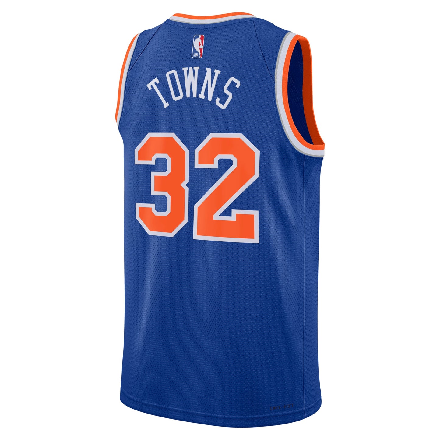 Unisex New York Knicks Karl-Anthony Towns Nike Blue Swingman Jersey - Icon Edition