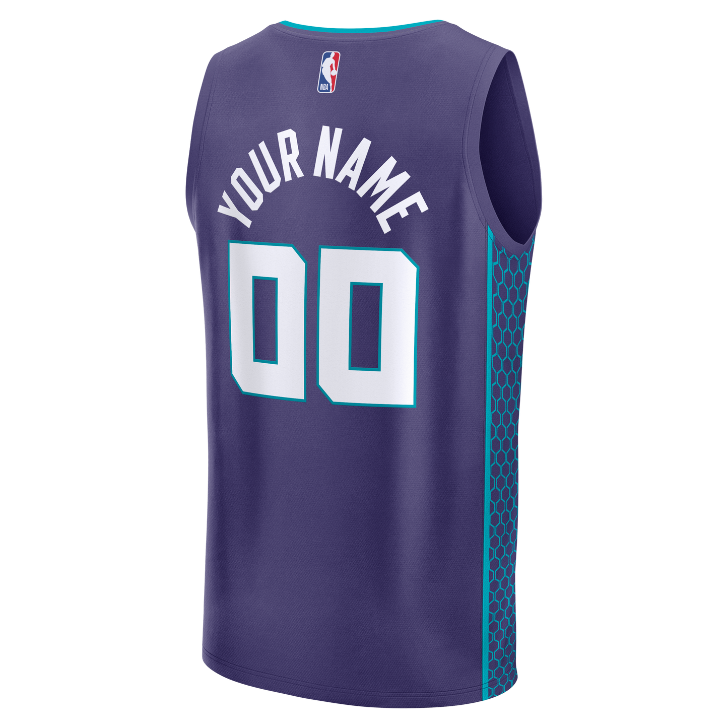 Youth Charlotte Hornets Fanatics Purple Fast Break Custom Jersey - Statement Edition