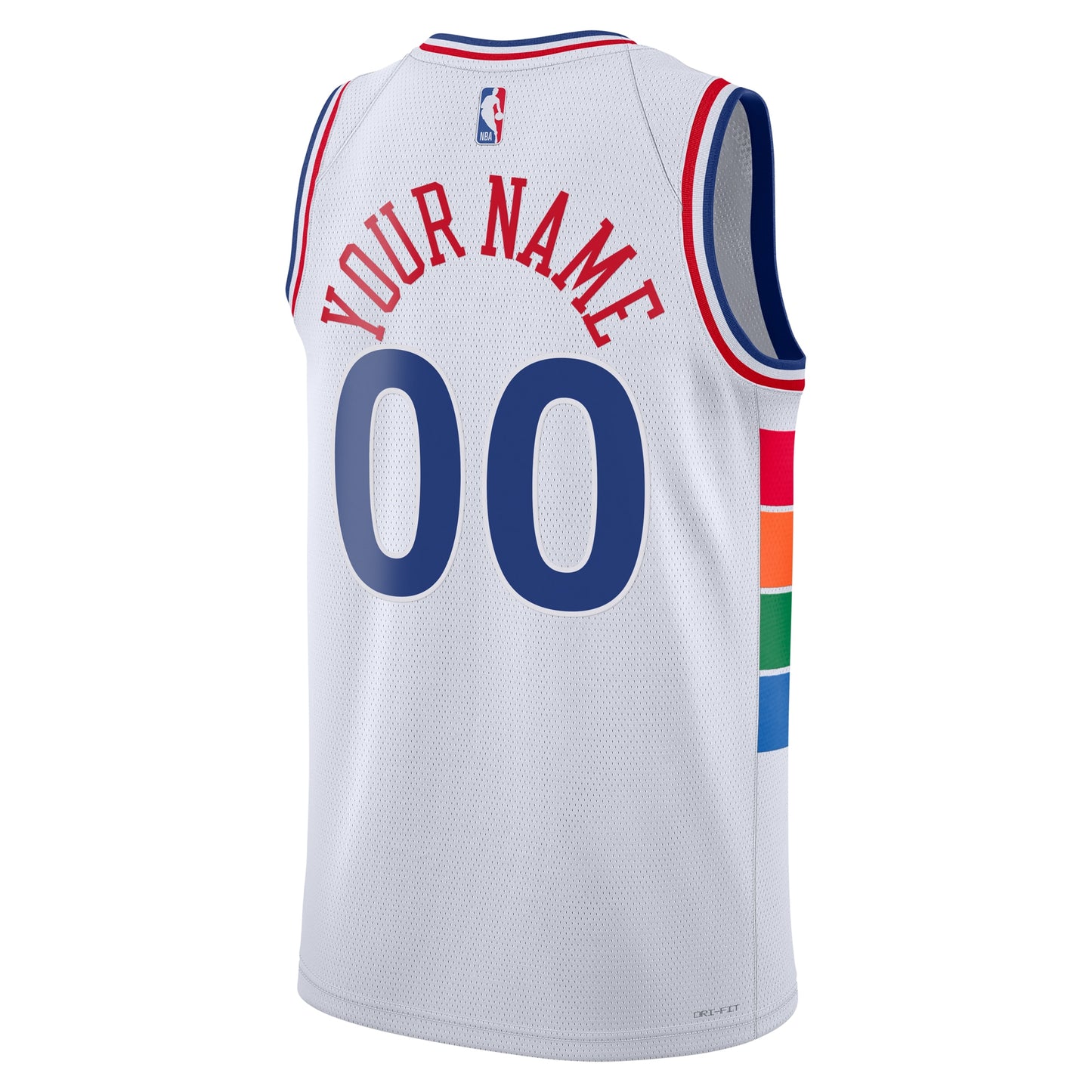 Unisex Philadelphia 76ers Nike White 2024/25 Custom Swingman Jersey - City Edition