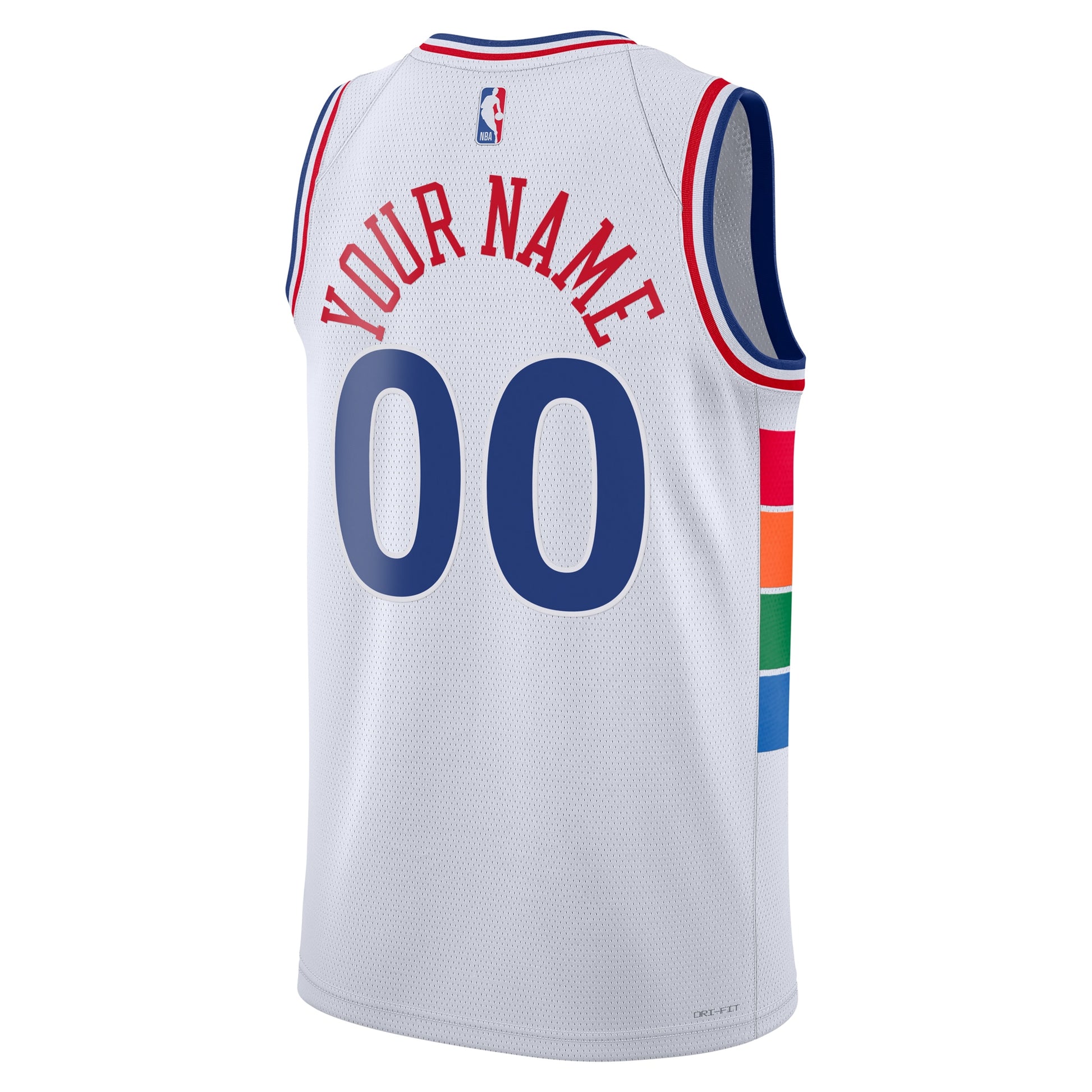 Unisex Philadelphia 76ers Nike White 2024/25 Custom Swingman Jersey - City Edition