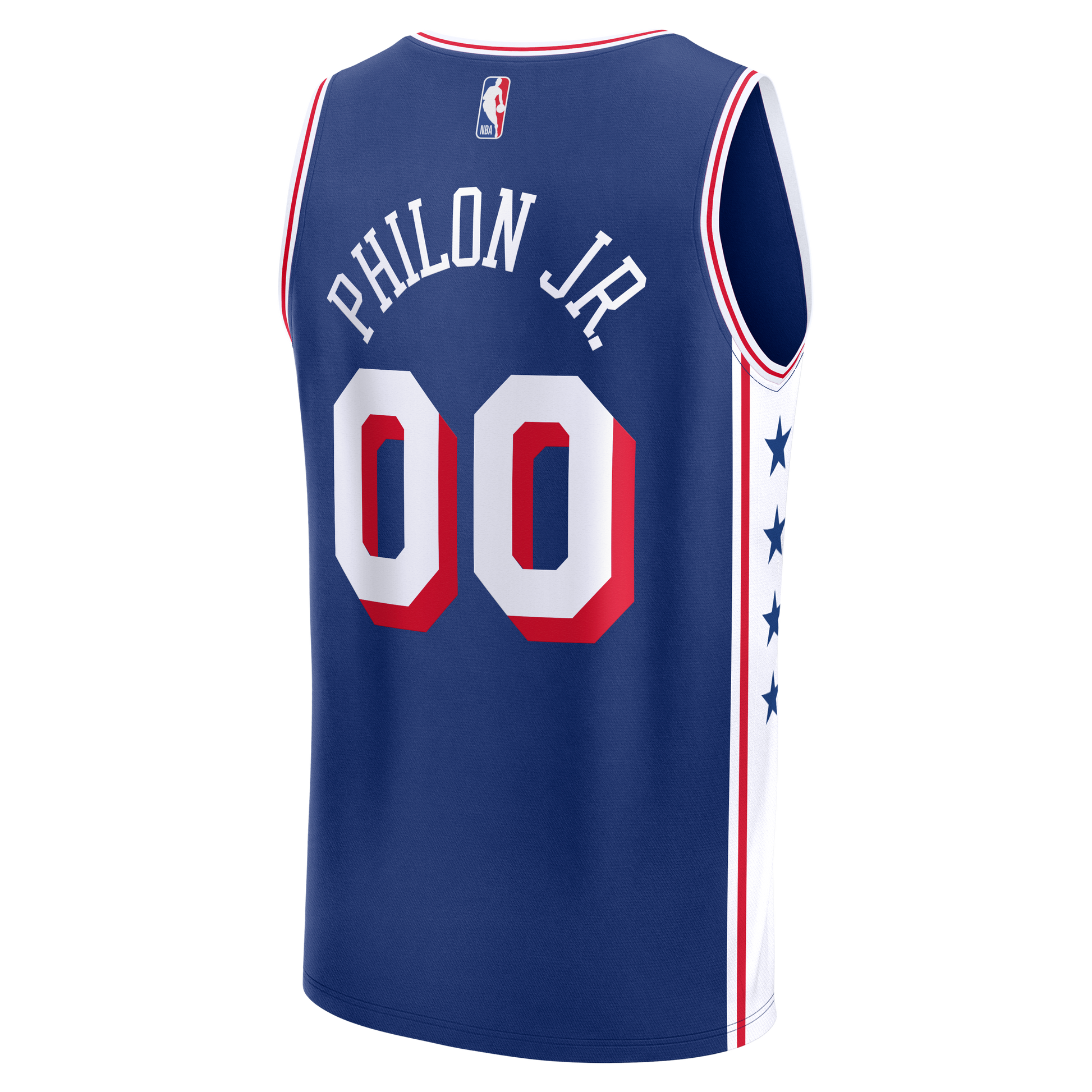 Youth Philadelphia 76ers Labaron Philon Jr. Fanatics Royal Fast Break Replica Jersey - Icon Edition