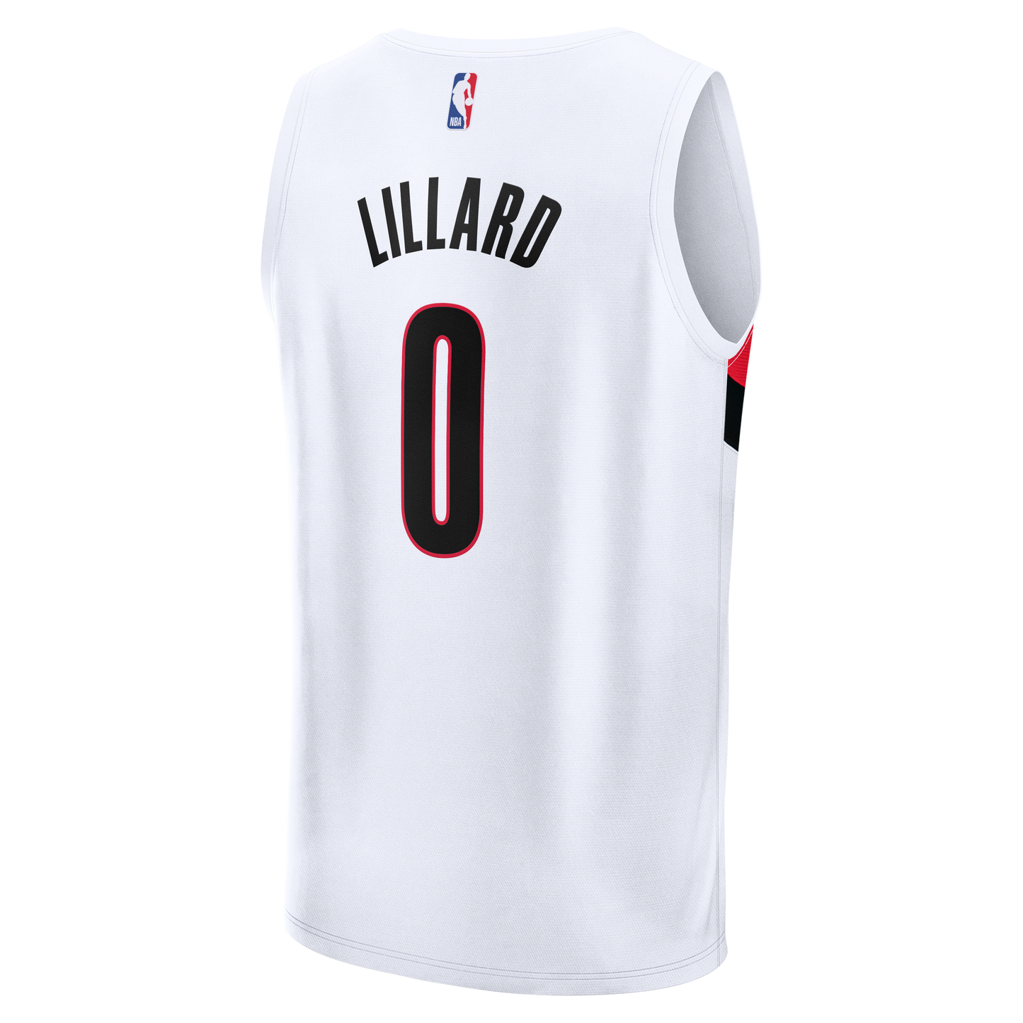 Youth Portland Trail Blazers Damian Lillard Fanatics White Fast Break Replica Jersey - Association Edition