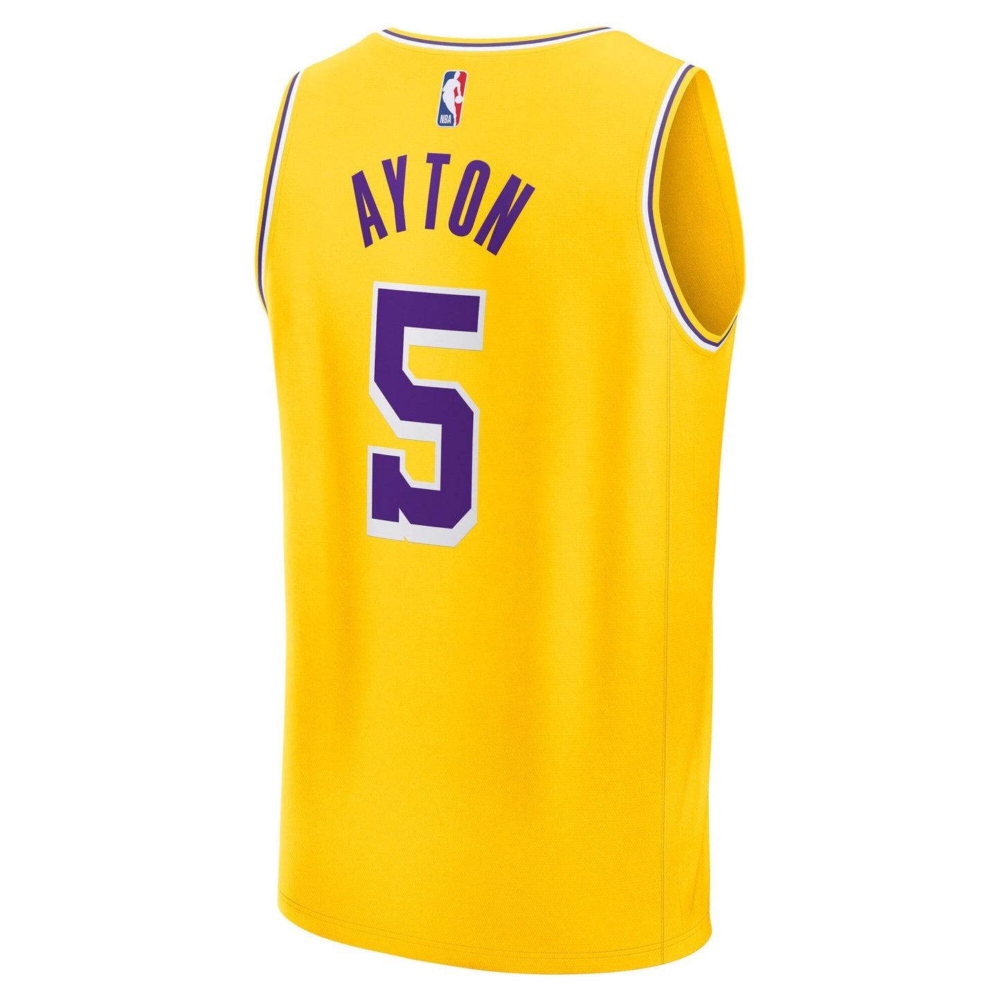 Men's Los Angeles Lakers Deandre Ayton Fanatics Gold Fast Break Replica Player Jersey - Icon Edition