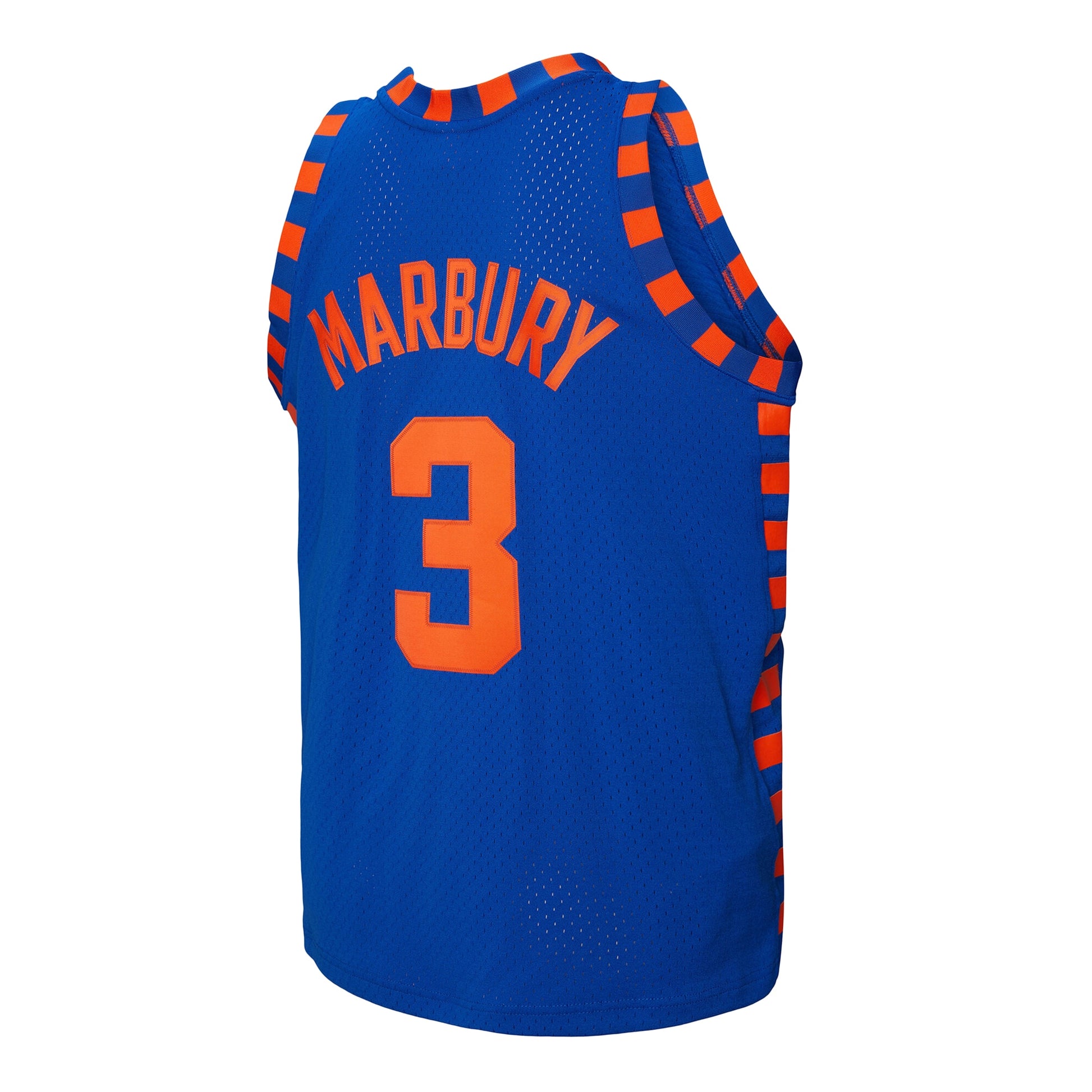 Men's New York Knicks Stephon Marbury Mitchell & Ness Blue 2005/06 Hardwood Classics Swingman Jersey