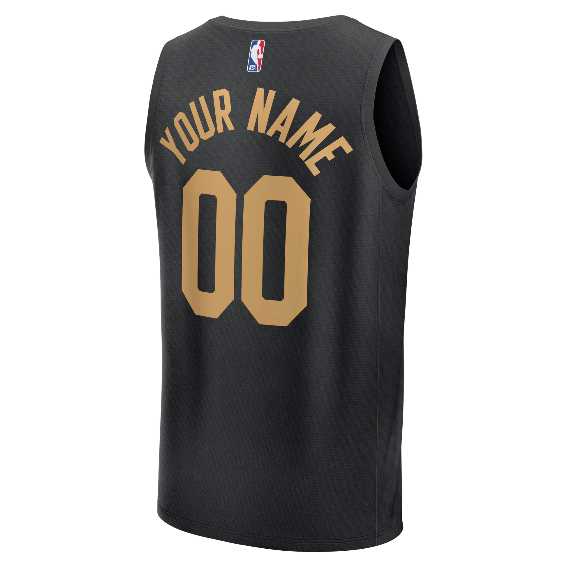 Youth Cleveland Cavaliers Fanatics Black Fast Break Custom Jersey - Statement Edition