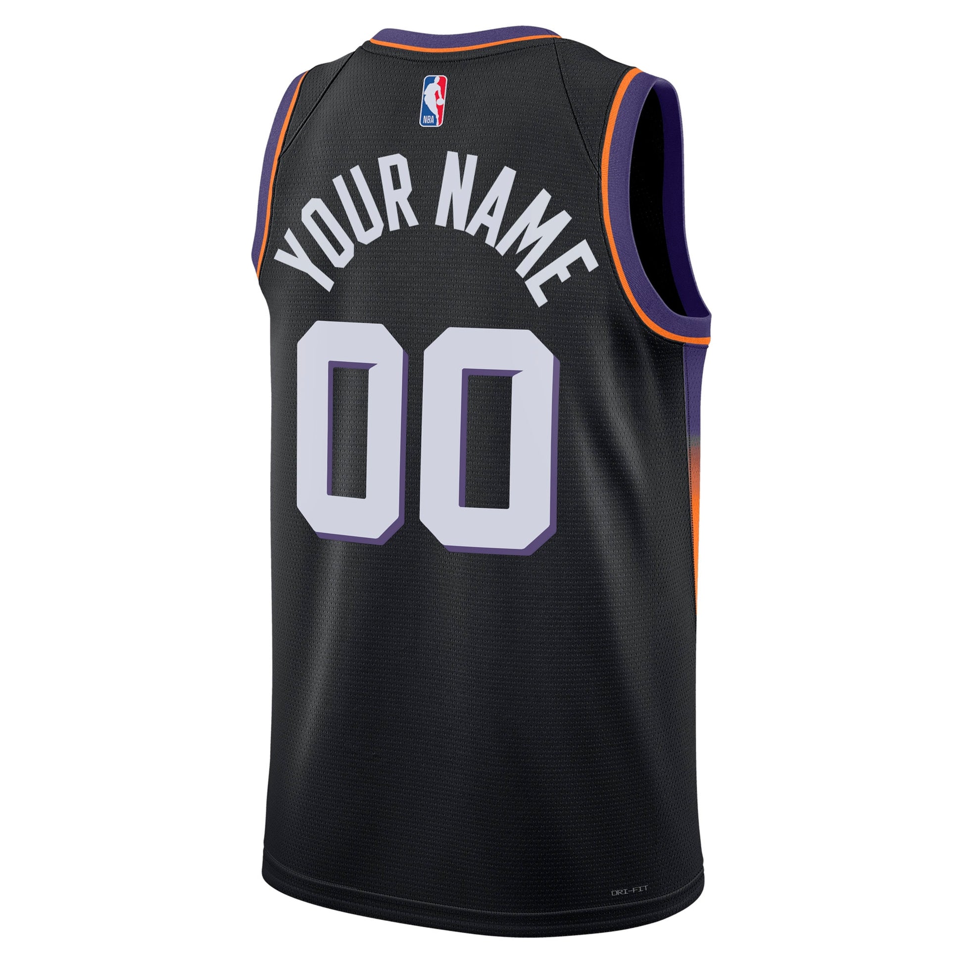 Unisex Phoenix Suns Jordan Brand Black Swingman Custom Jersey - Statement Edition