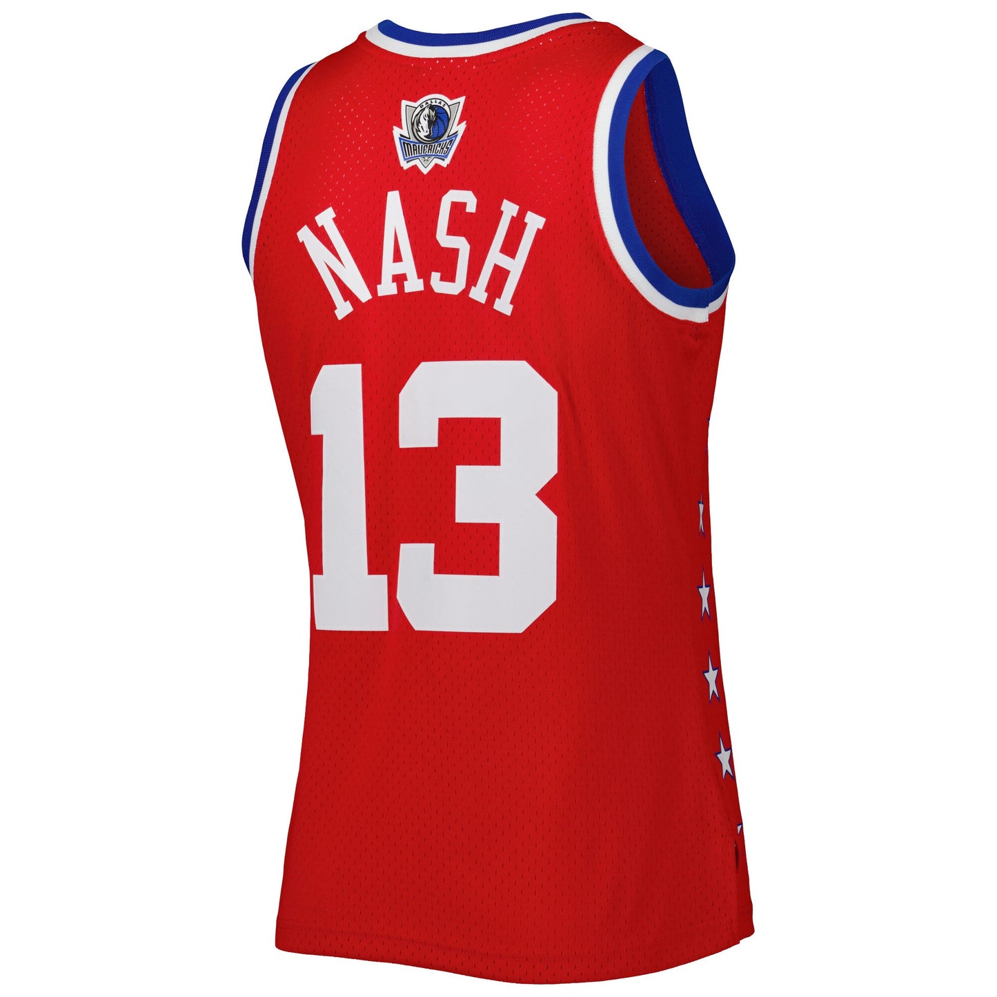 Men's Western Conference Steve Nash Mitchell & Ness Red 2003 All Star Game Swingman Jersey