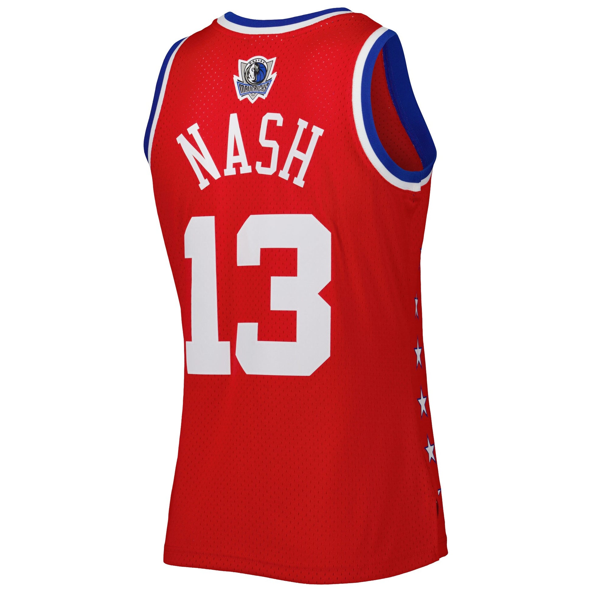 Men's Western Conference Steve Nash Mitchell & Ness Red 2003 All Star Game Swingman Jersey