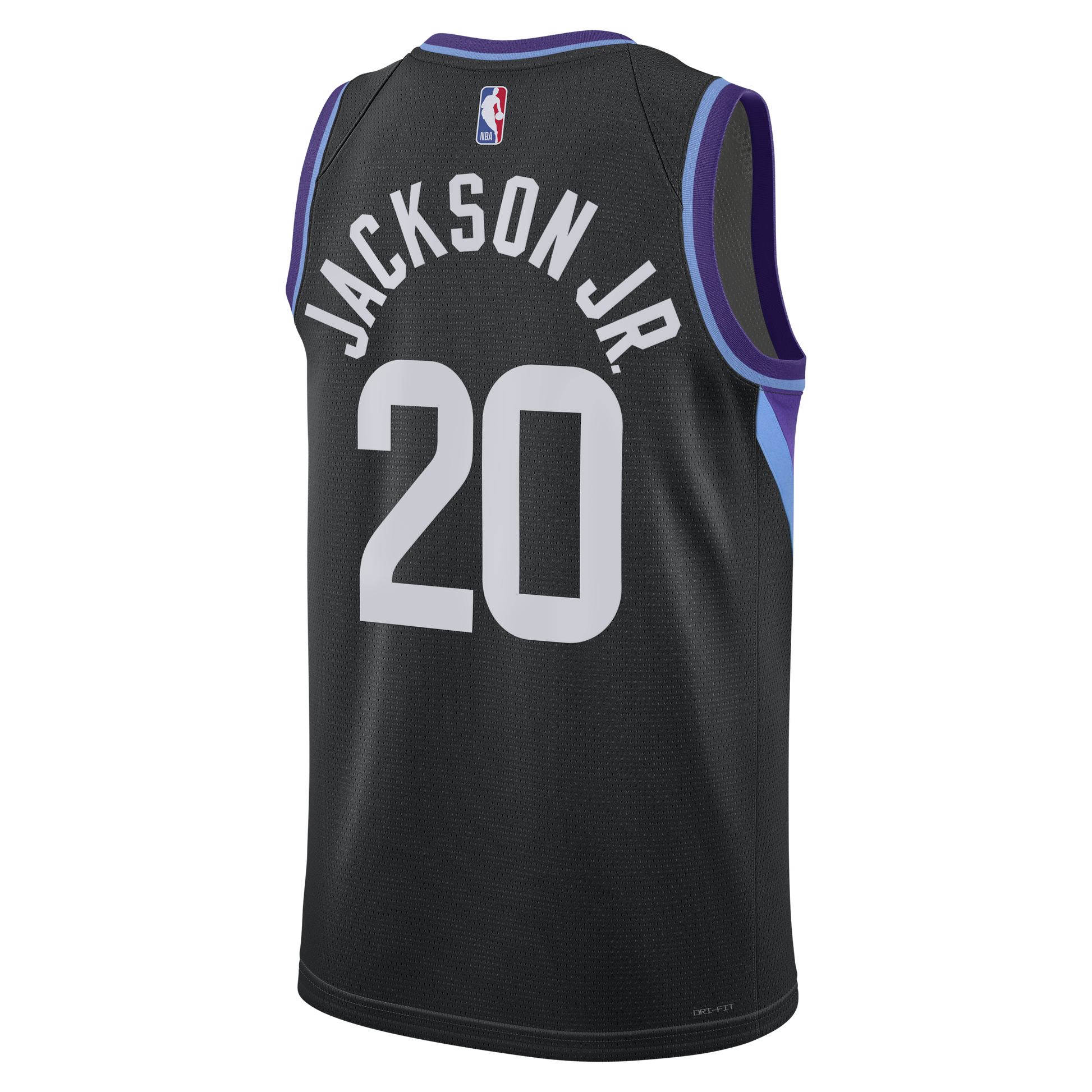 Unisex Utah Jazz Jaren Jackson Jr. Jordan Brand Black Swingman Jersey - Statement Edition