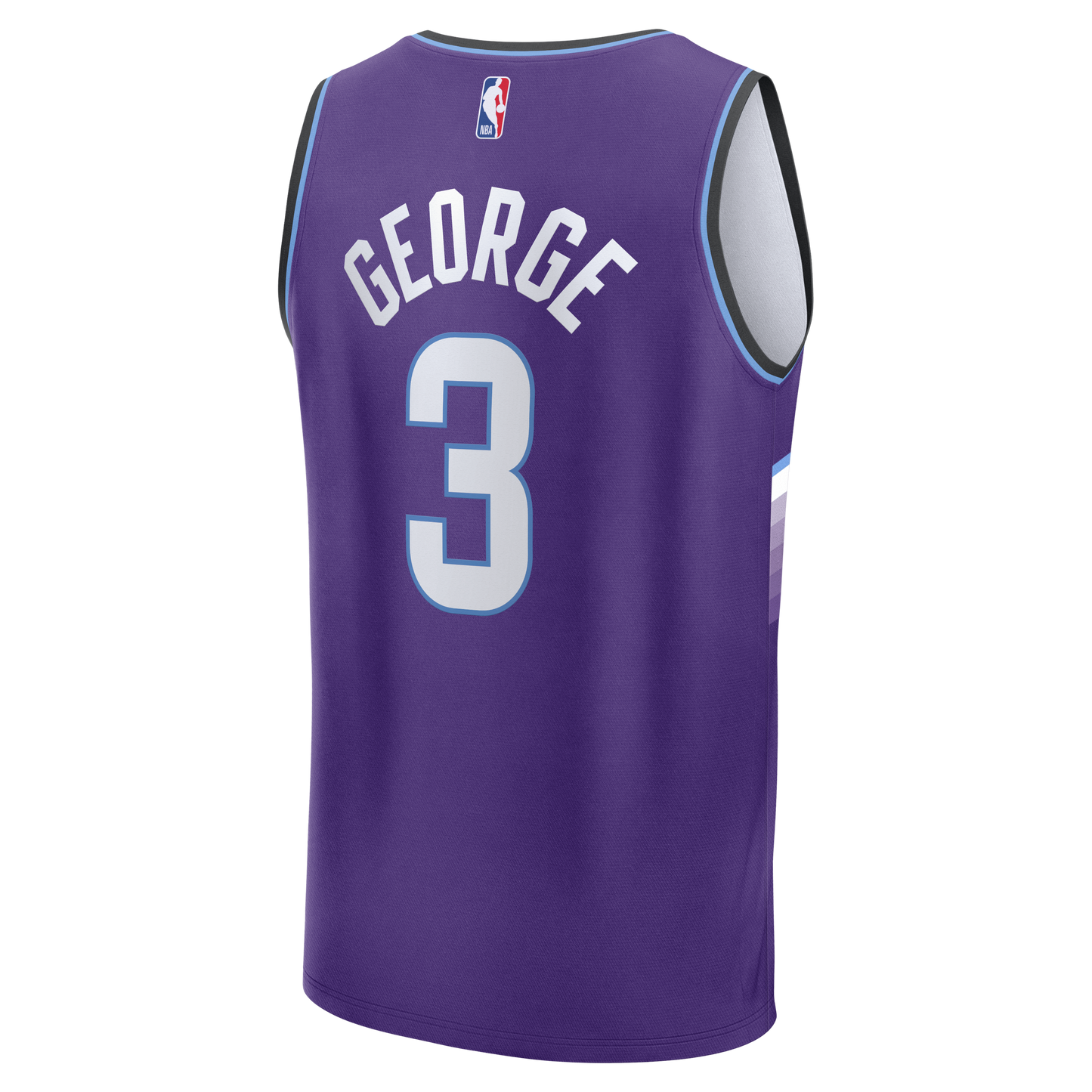 Men's Utah Jazz Keyonte George Fanatics Purple Fast Break Replica Jersey - Icon Edition
