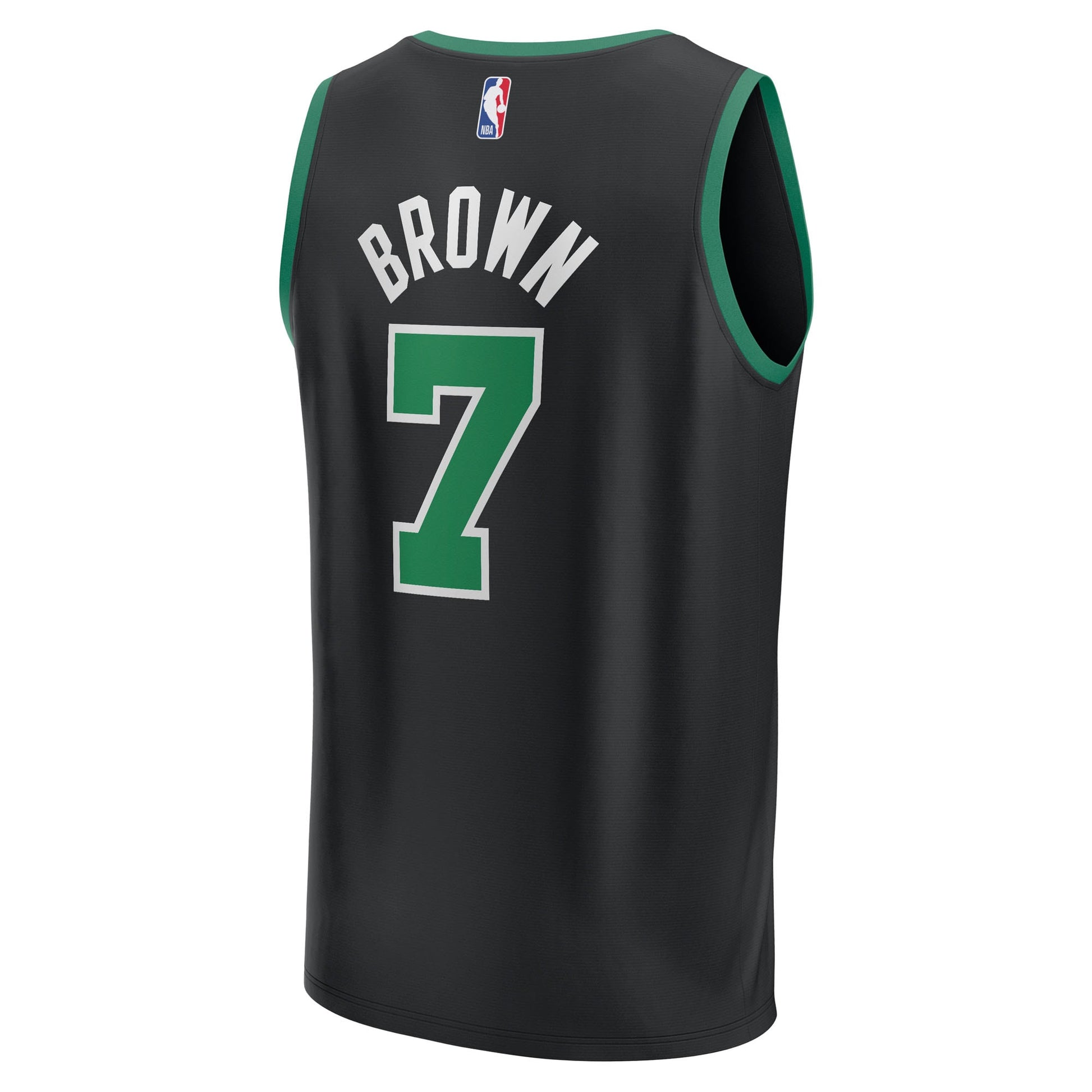 Youth Boston Celtics Jaylen Brown Fanatics Black Fast Break Replica Player Jersey - Statement Edition